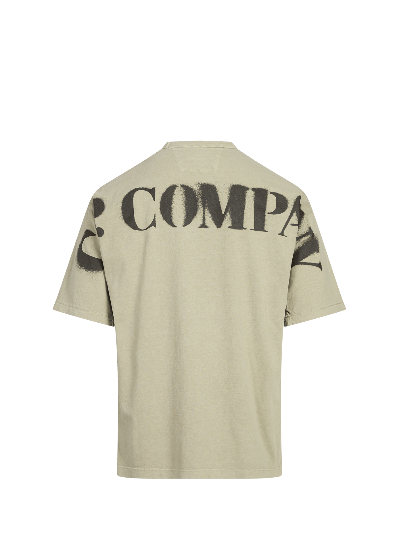 T-shirt imprimé en coton CP COMPANY Vert