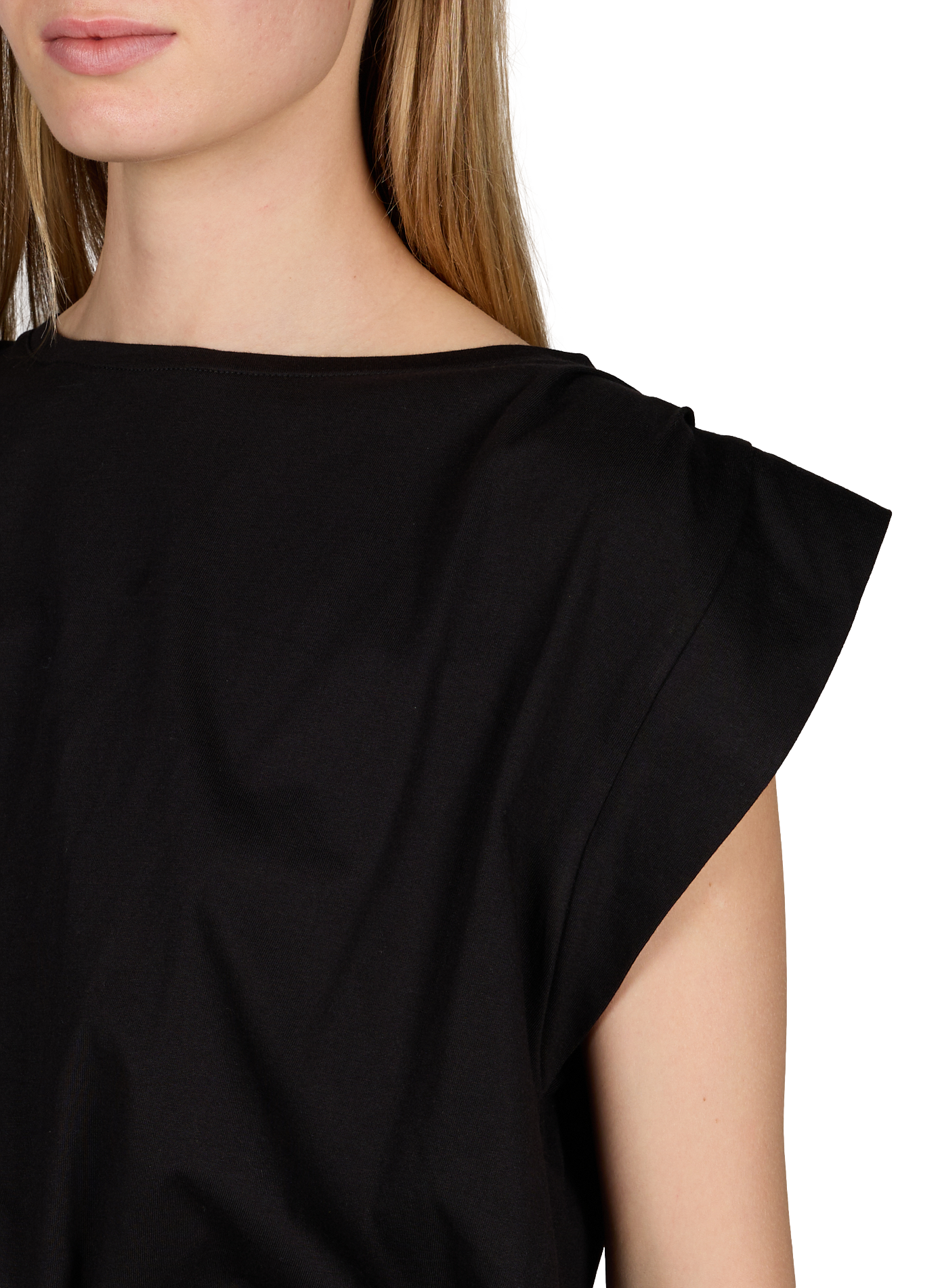 T-shirt court Marcha en coton SUNCOO Noir