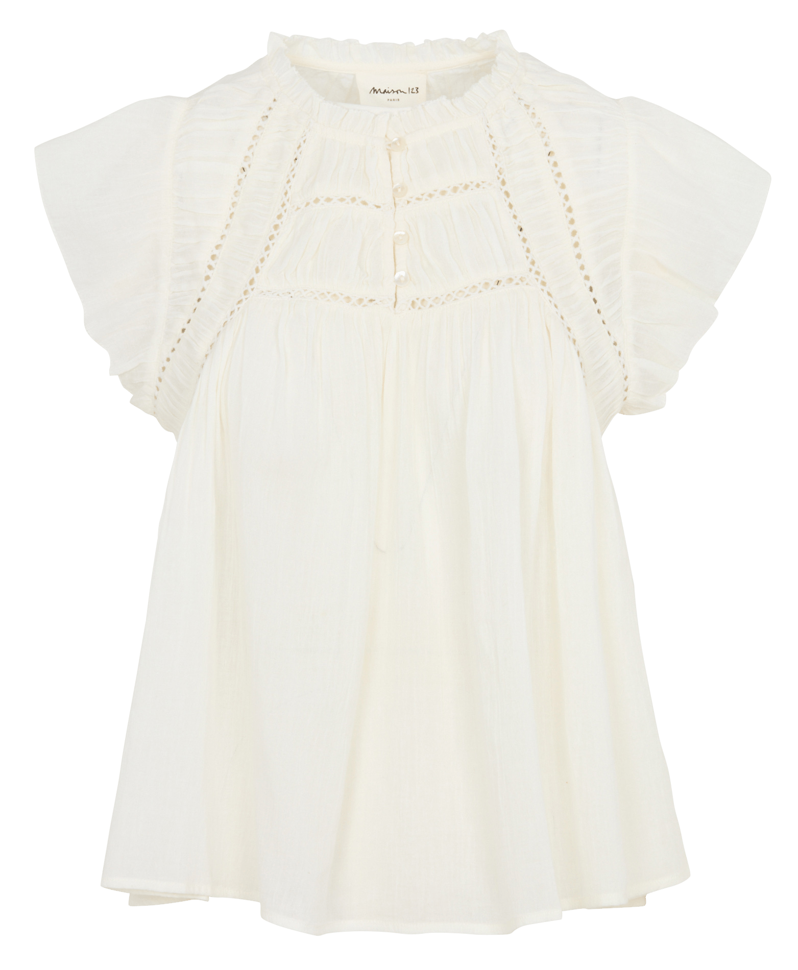 Chemisier en coton dover MAISON 123 Beige