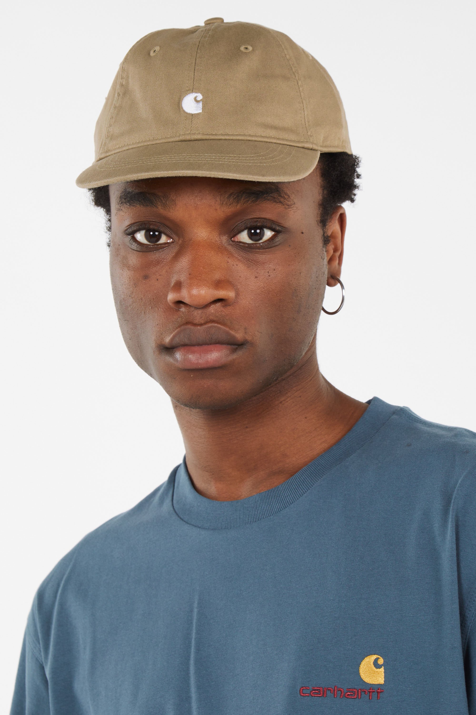 Casquette madison logo cap CARHARTT WIP Beige