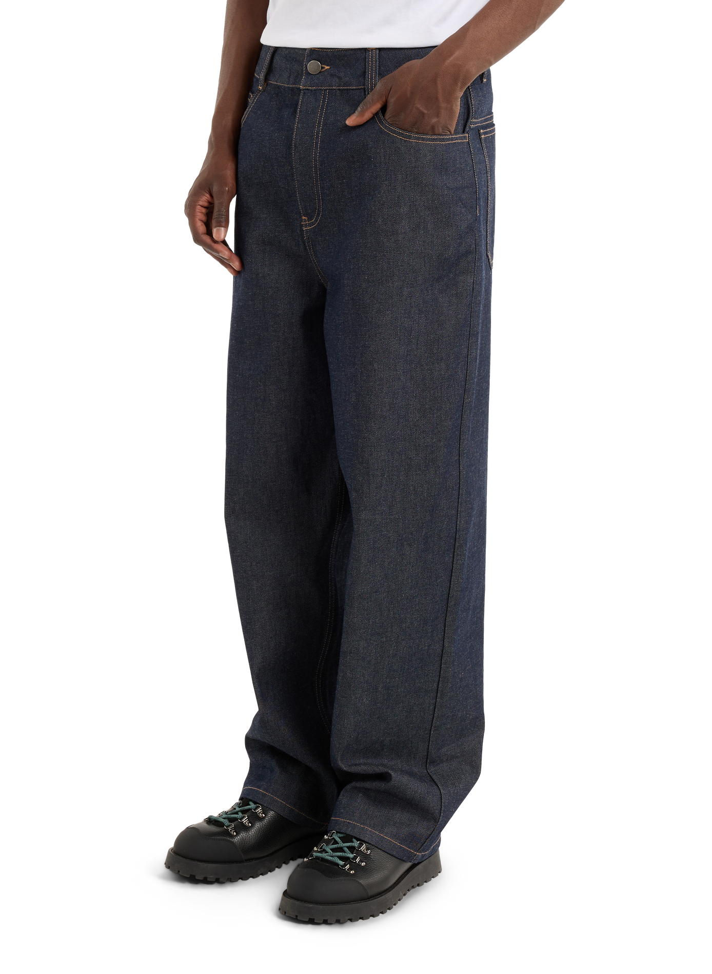 Rundhalsausschnitt-Pullover Gamma aus Rippenstrick SAISON 1865 Blau