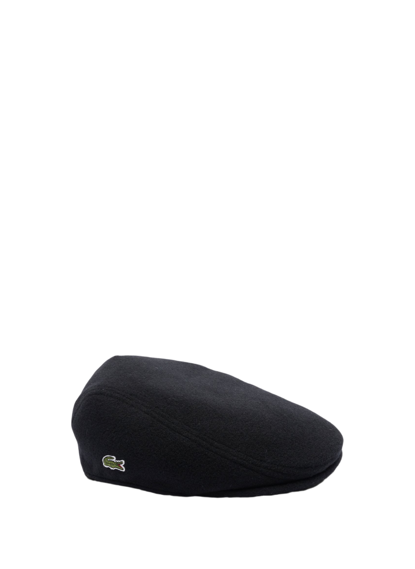 Mixed Wool Felt Beret LACOSTE Black