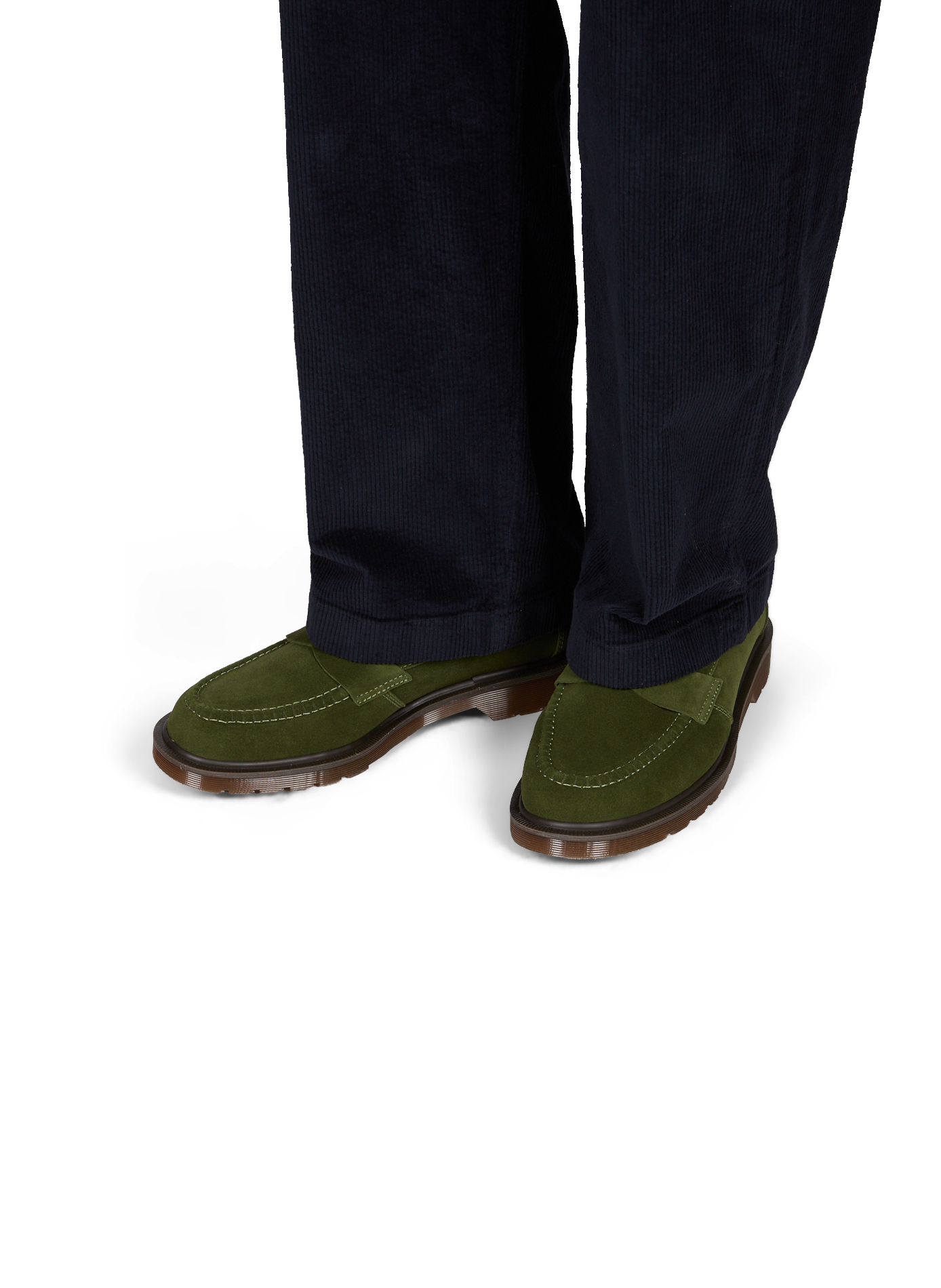 Mocasines de cuero DR. MARTENS Verde