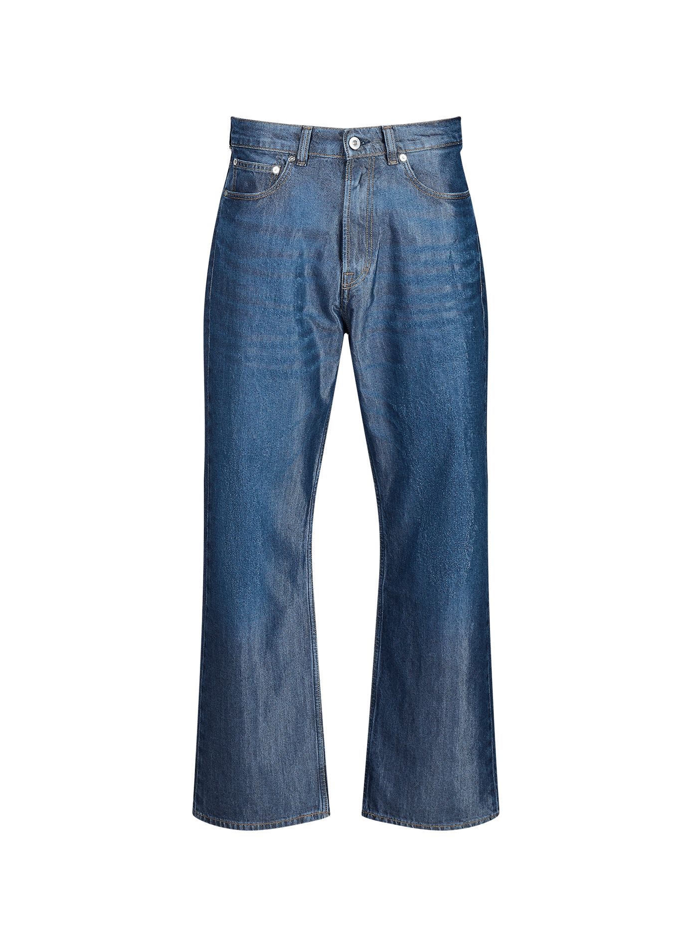 Weite Hose aus Baumwollmischung OUR LEGACY Blau