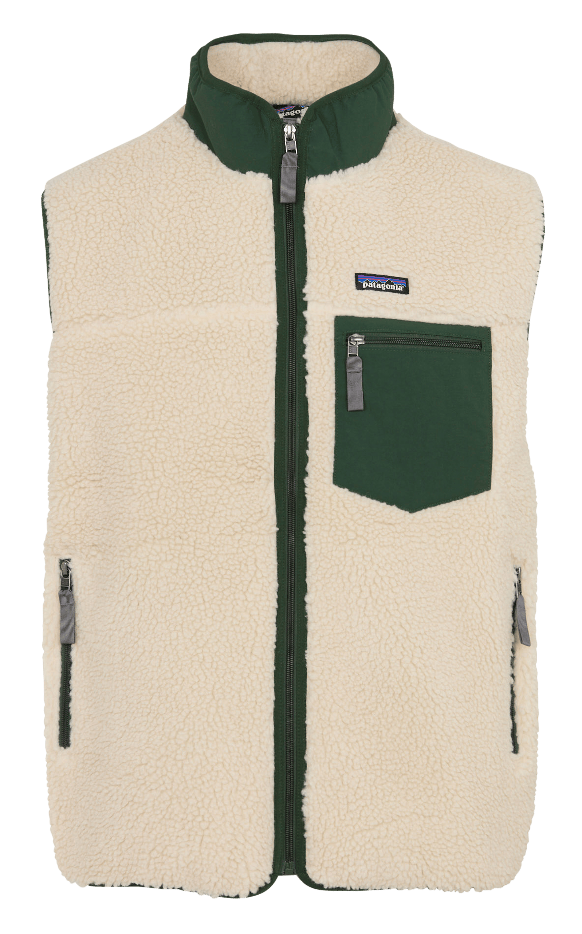 Rechte fleece met opstaande kraag PATAGONIA Groen