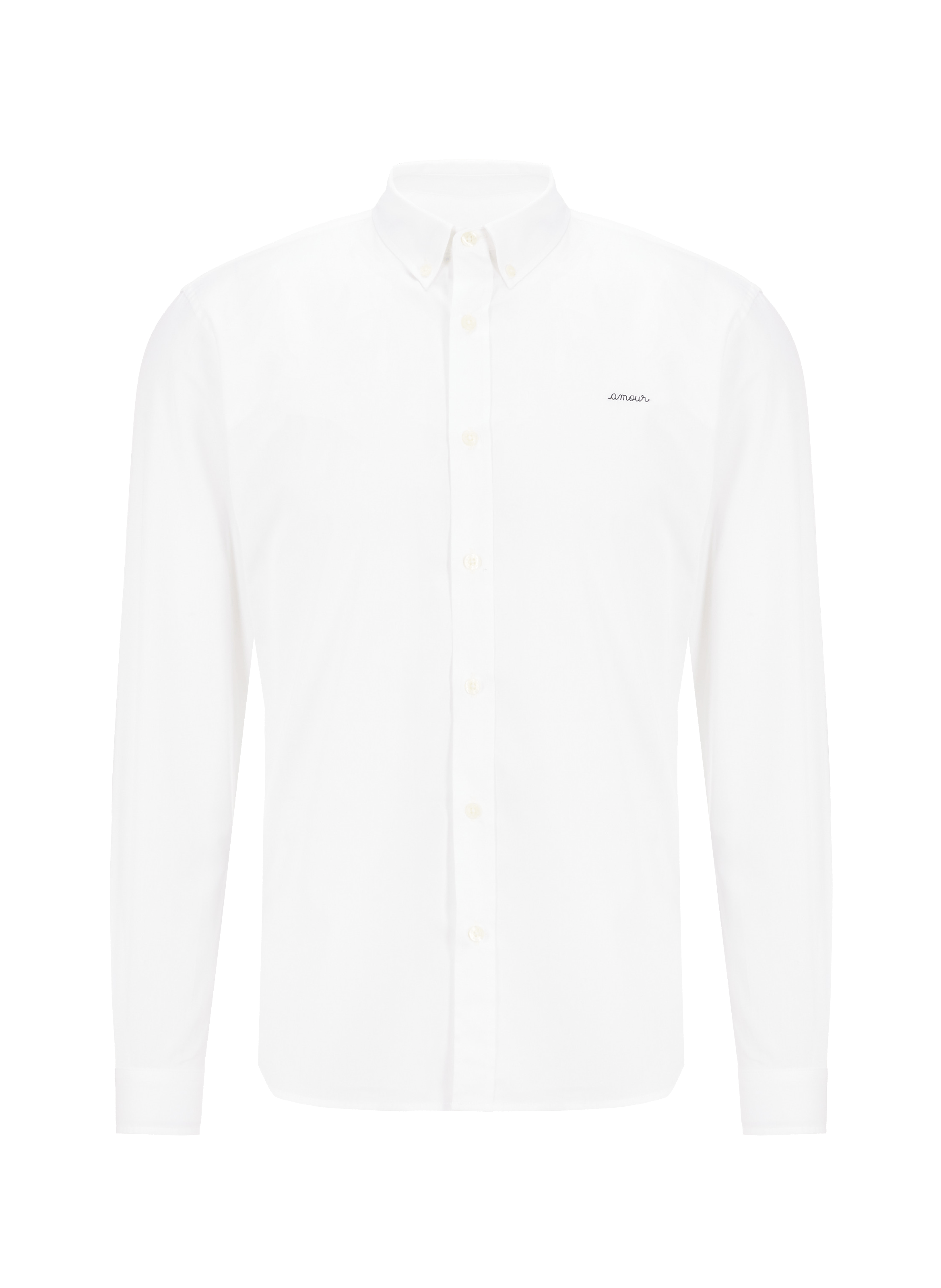 Chemise Malesherbes Amour en popeline de coton