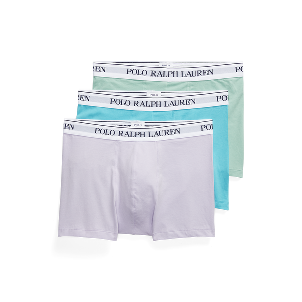 Polo Ralph Lauren Pack Of Three Stretch Cotton Boxers In Multi