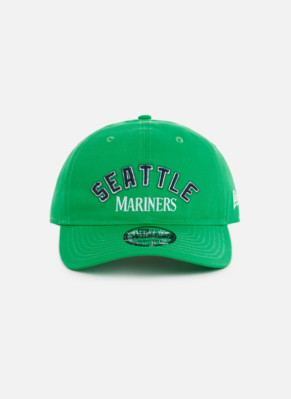 NEW ERA Printed cotton baseball cap Green