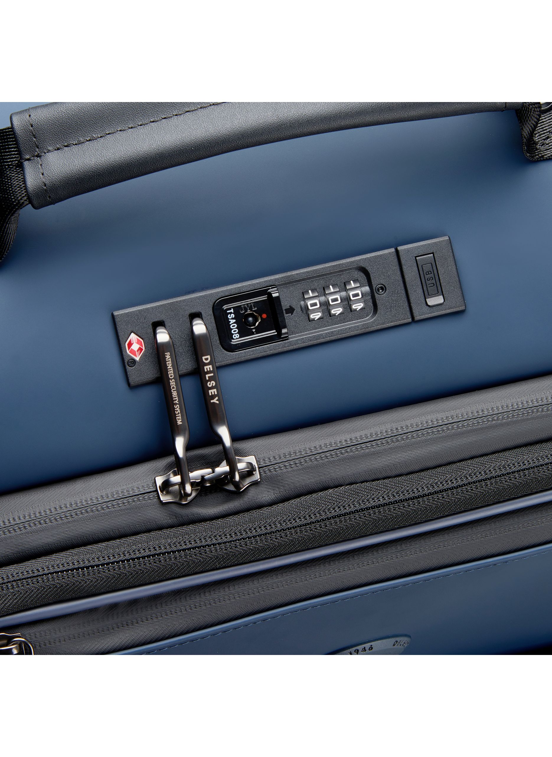 Valise cabine souple taille s - turenne soft DELSEY PARIS Bleu