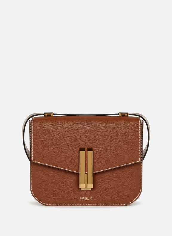 Vancouver leather handbag Brown by DEMELLIER LONDON DEMELLIER LONDON Vancouver leather handbag Brown