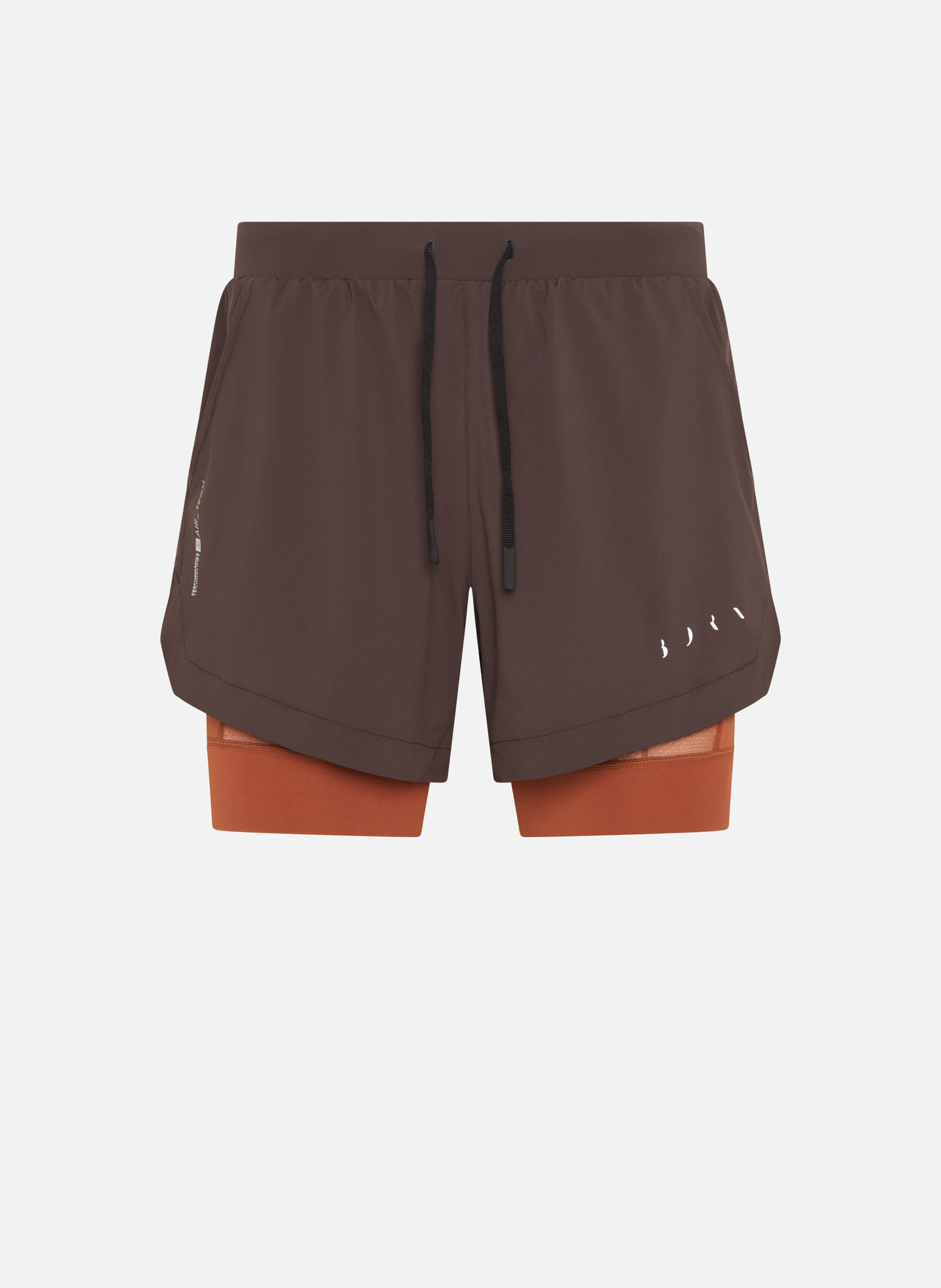 Short de sport homme training mashu BORN LIVING YOGA Marron