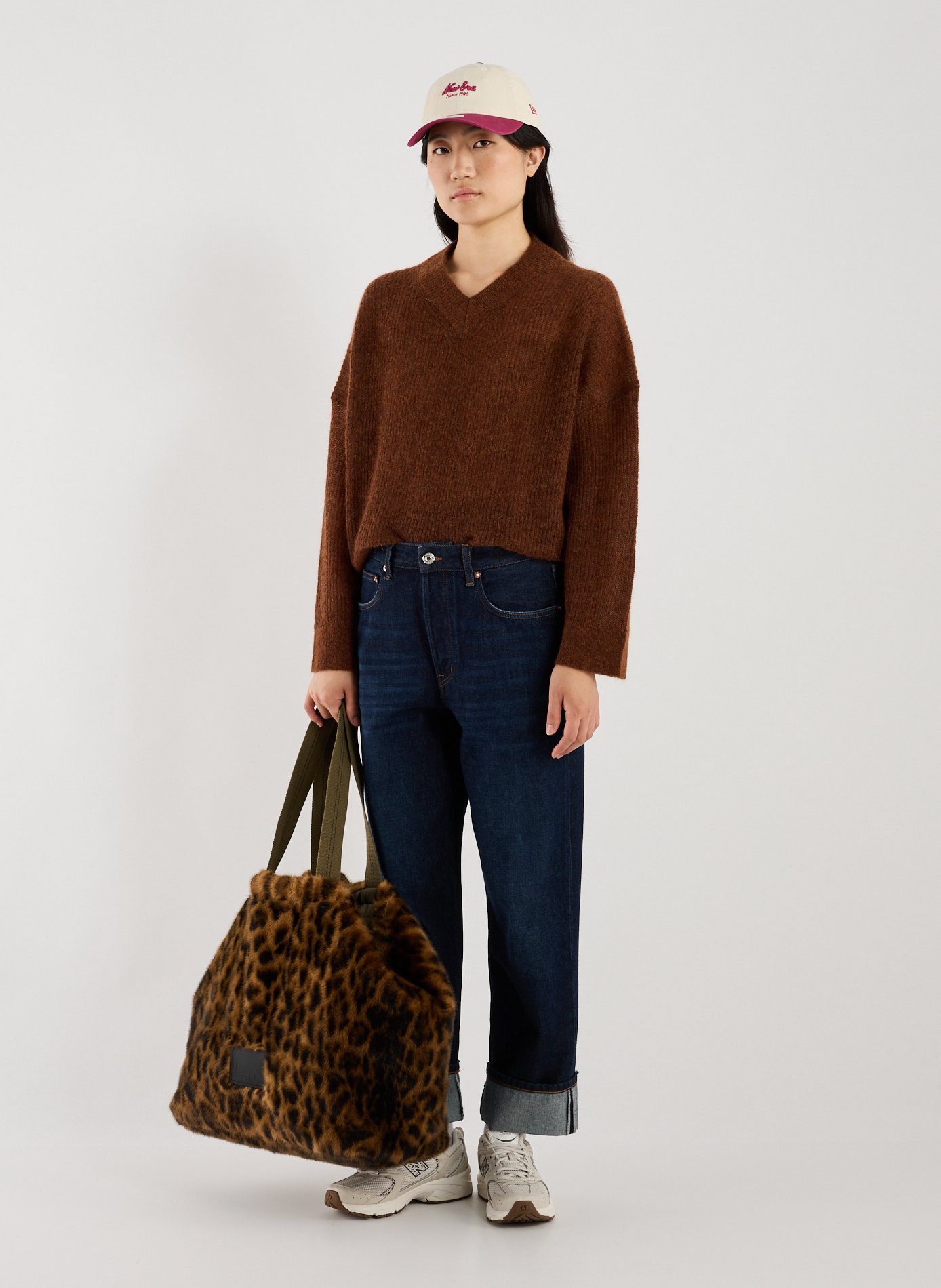 Pull ample BELLEROSE Marron