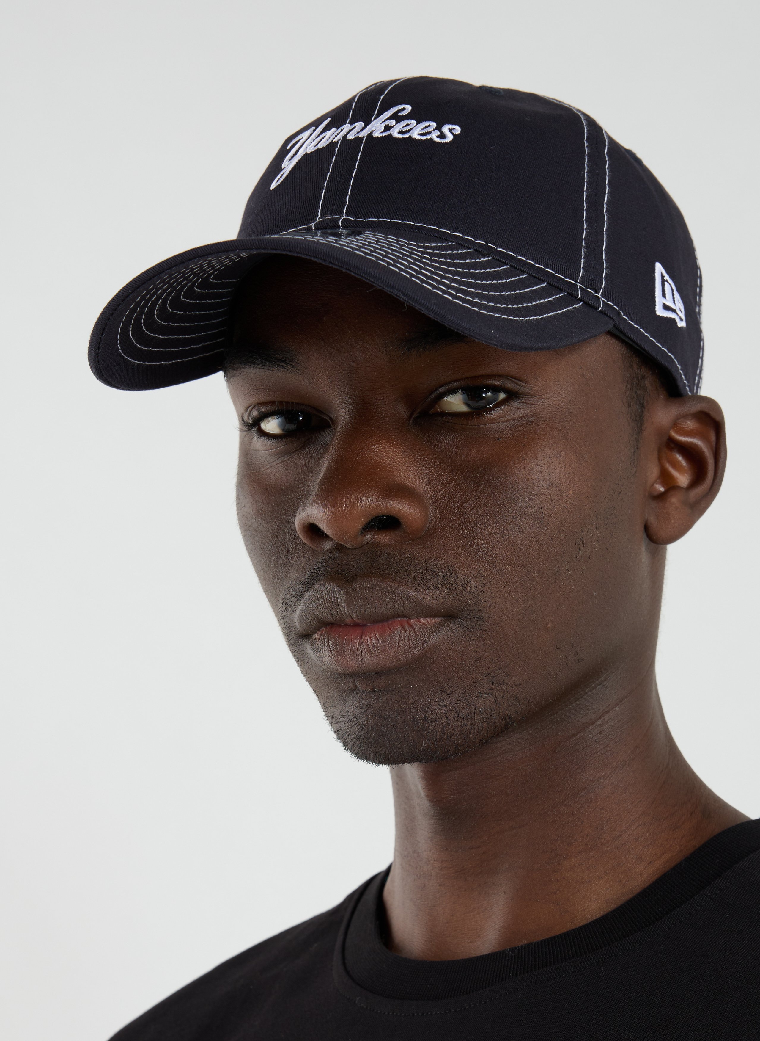 Casquette visière incurvée en coton NEW ERA Bleu