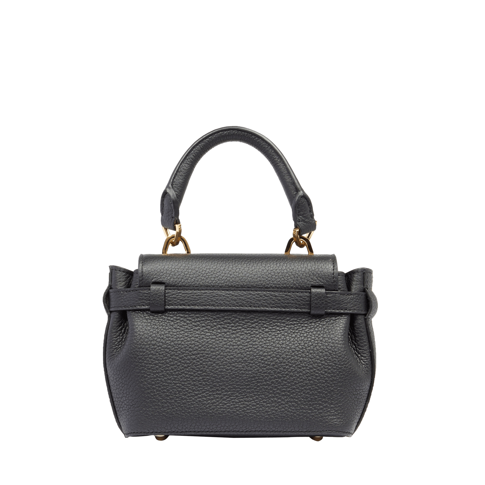 Mini top-handle bag charlie by lancel in leather LANCEL Black