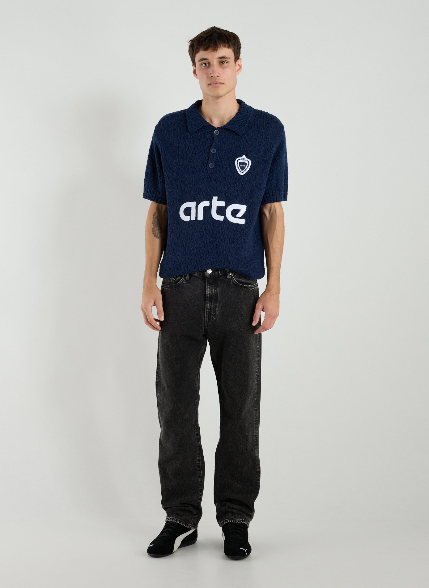 Short-Sleeve Jumper ARTE ANTWERP Blue