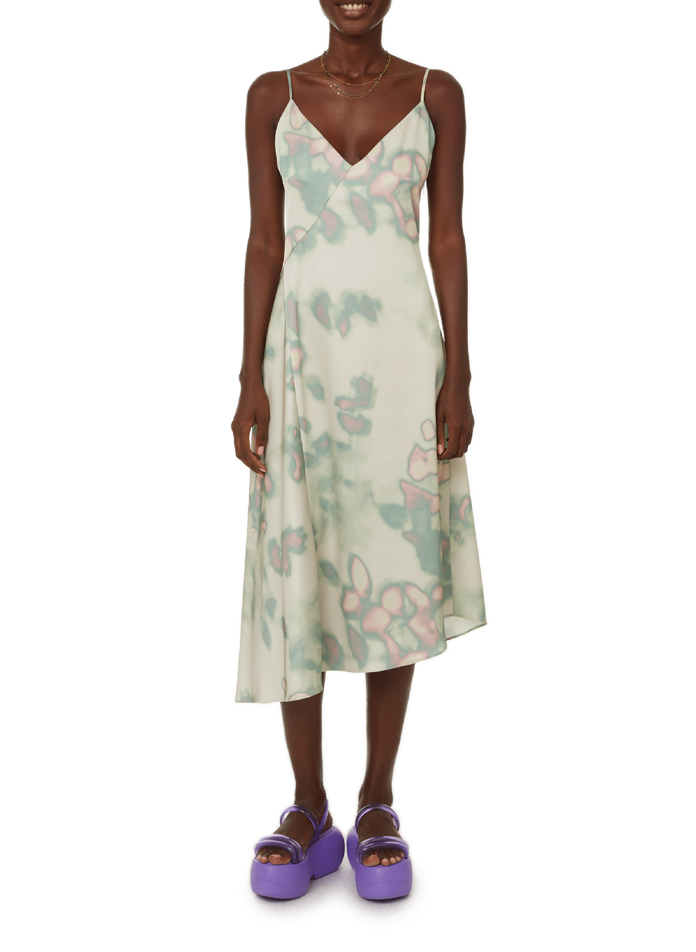 Triple chain necklace AU PRINTEMPS PARIS Green