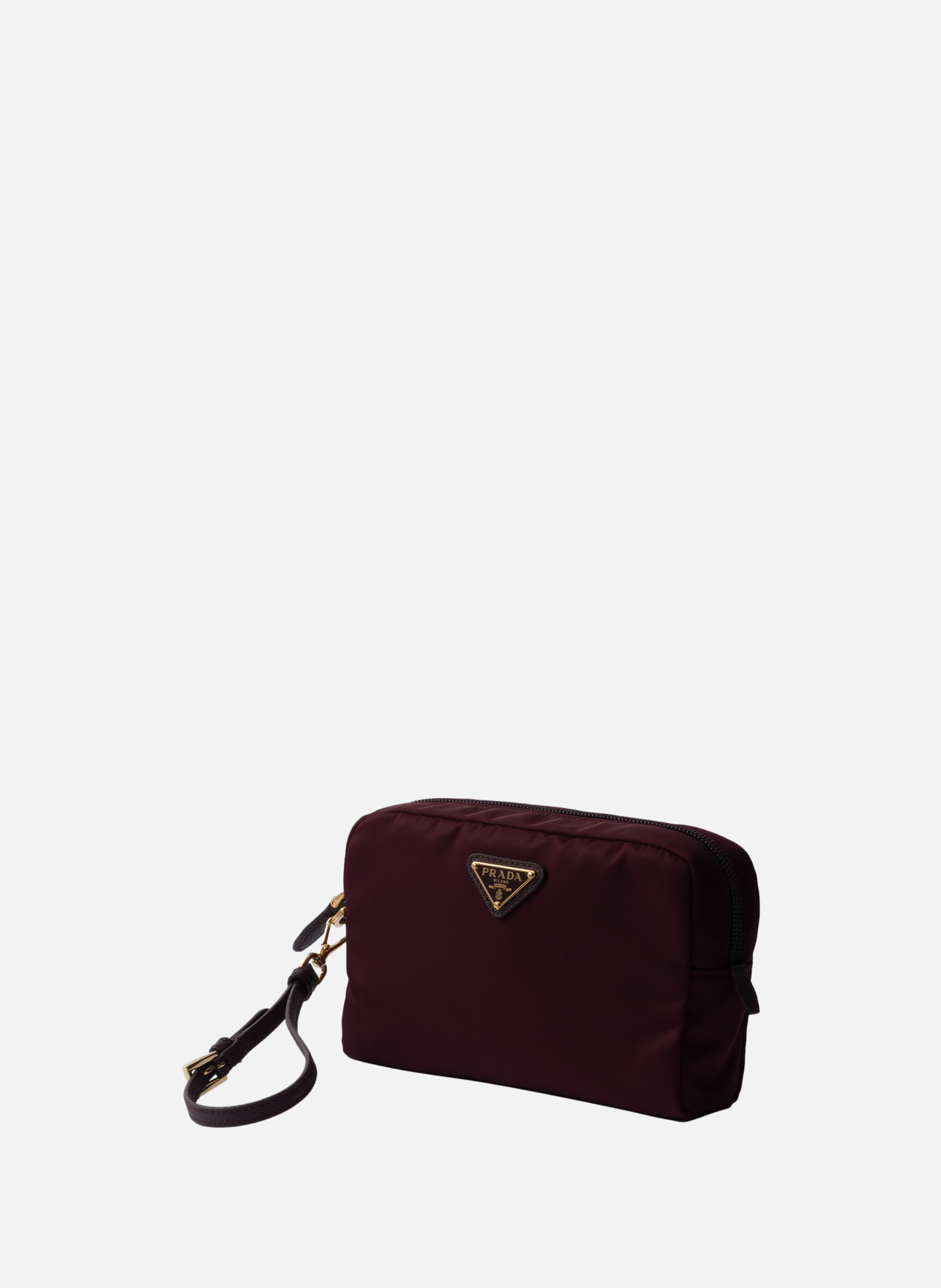 Petite pochette en re-nylon PRADA Rouge