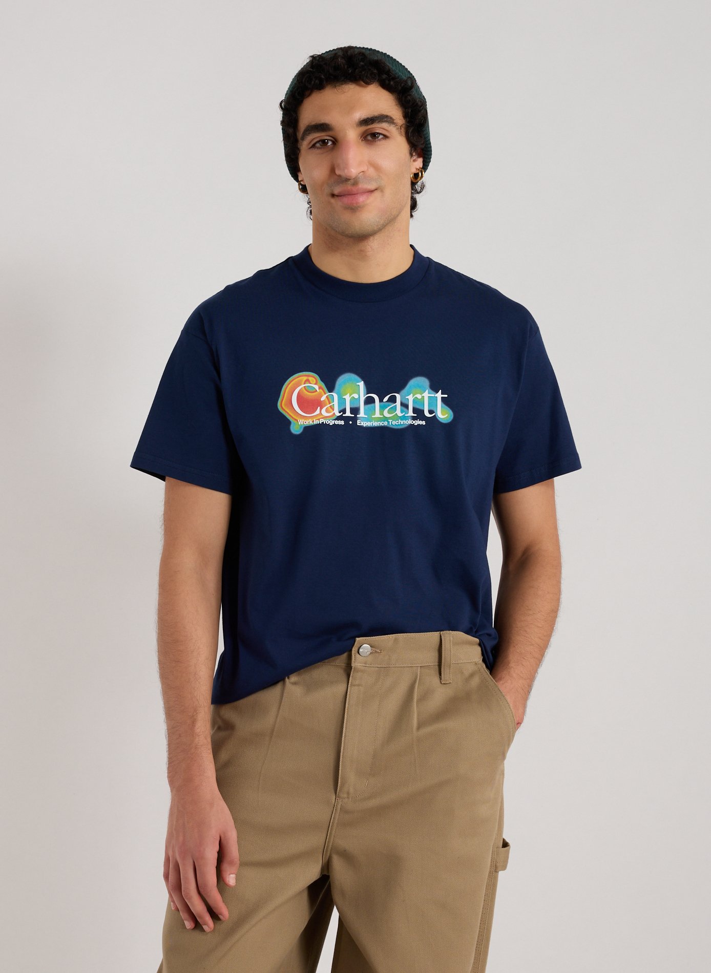 CARHARTT WIP T-shirt en coton Bleu