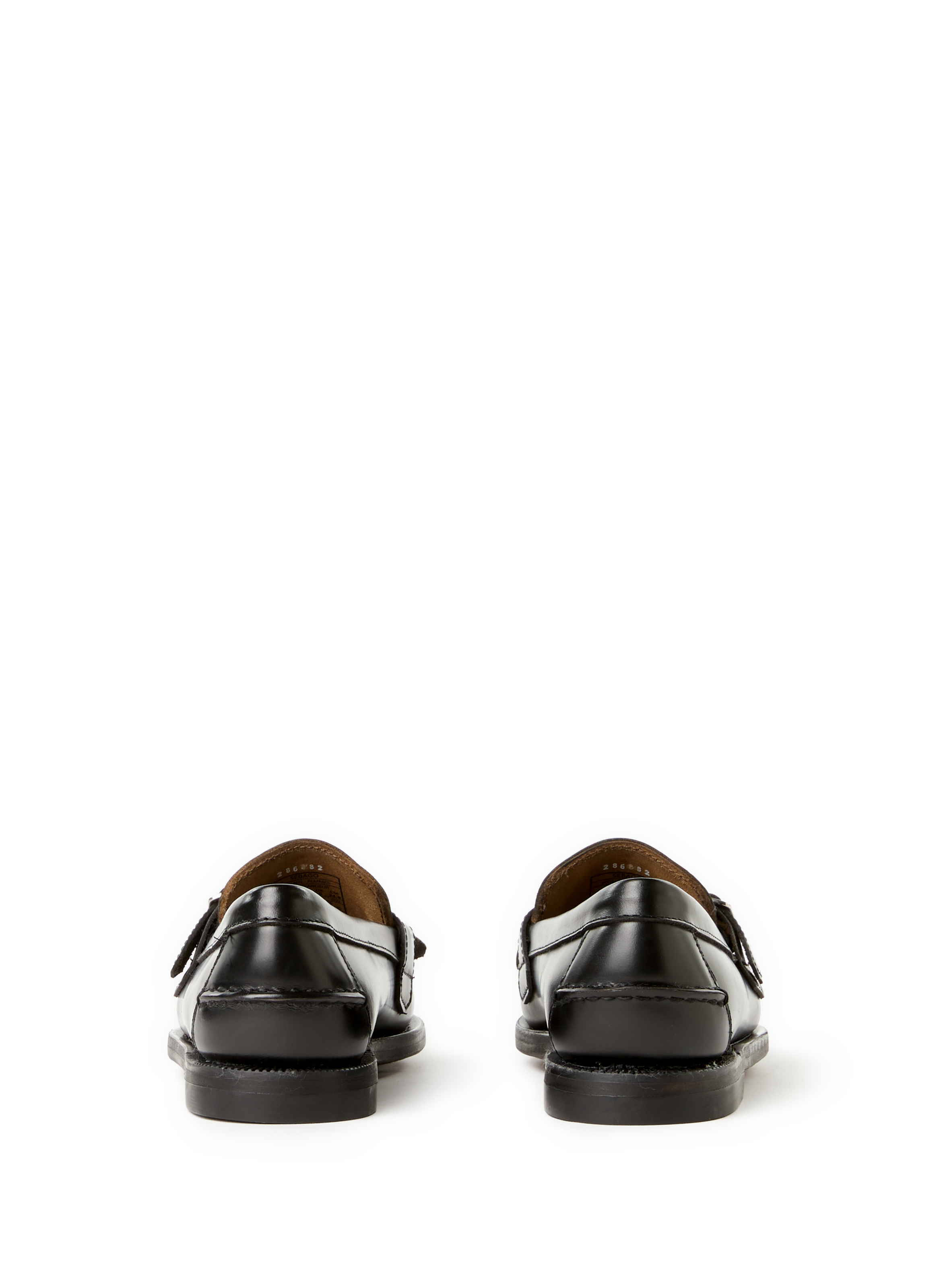 Ales mixed leather moccasins SEBAGO Black