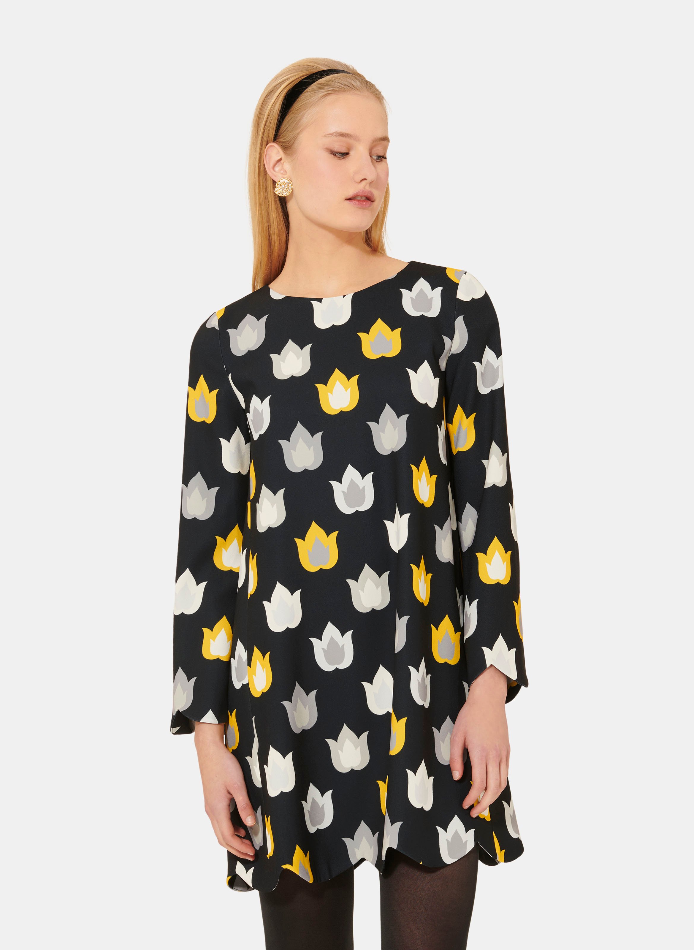 Robe ruoda TARA JARMON Gris