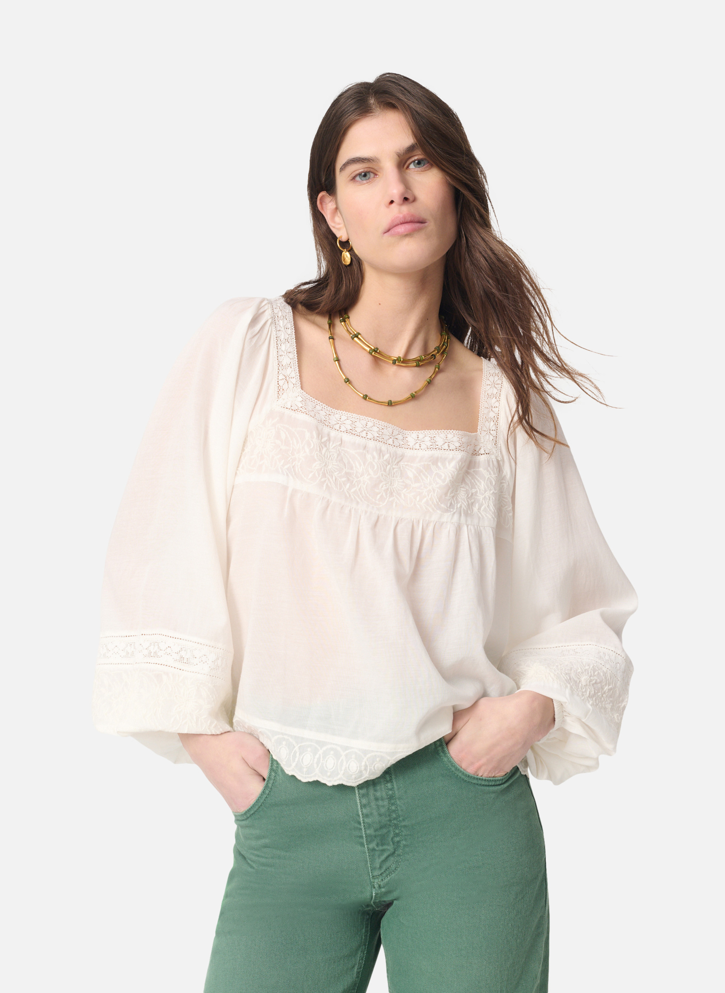 Blouse giovanna VANESSA BRUNO Blanc
