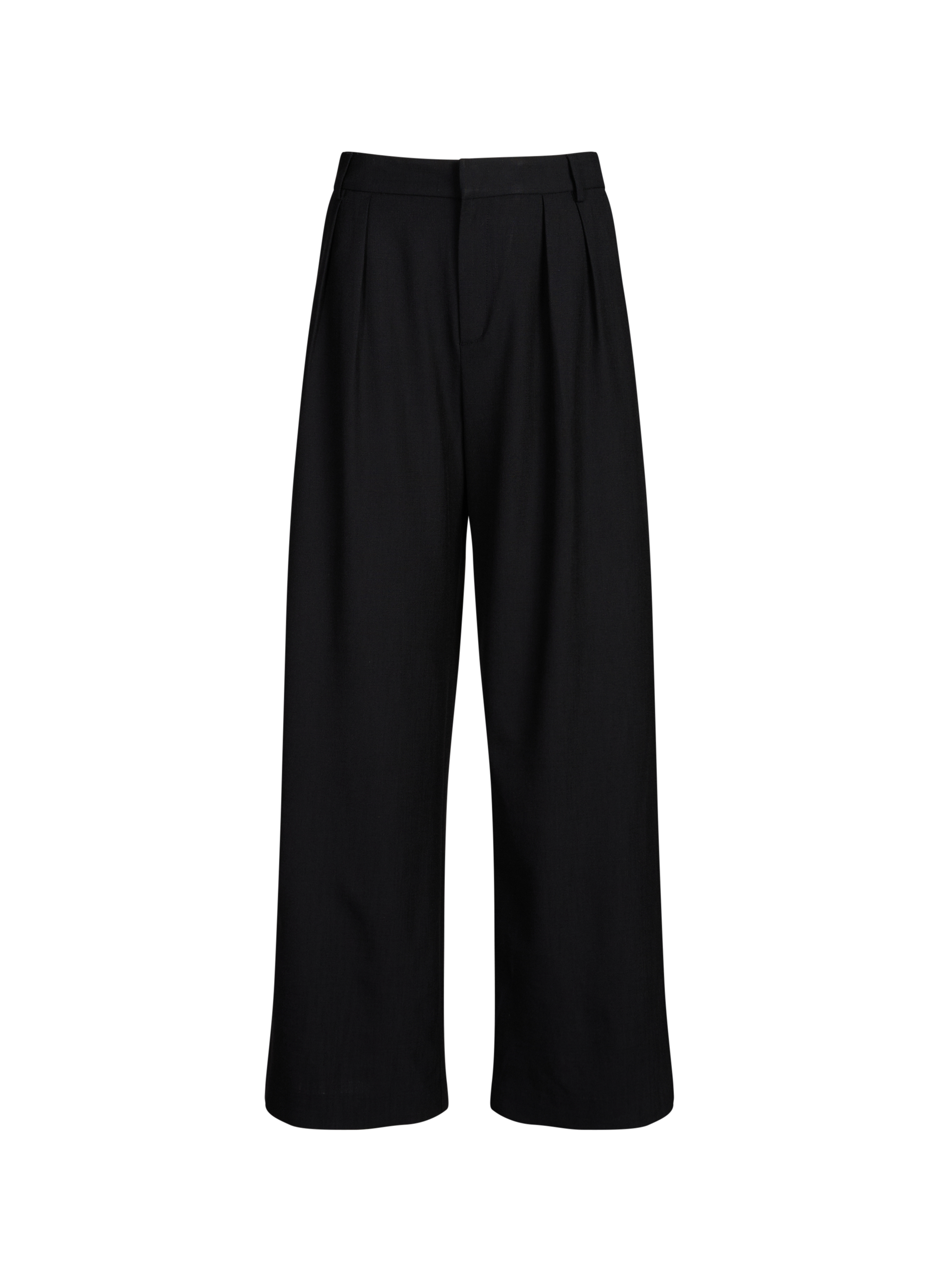Textured trousers SAISON 1865 Black