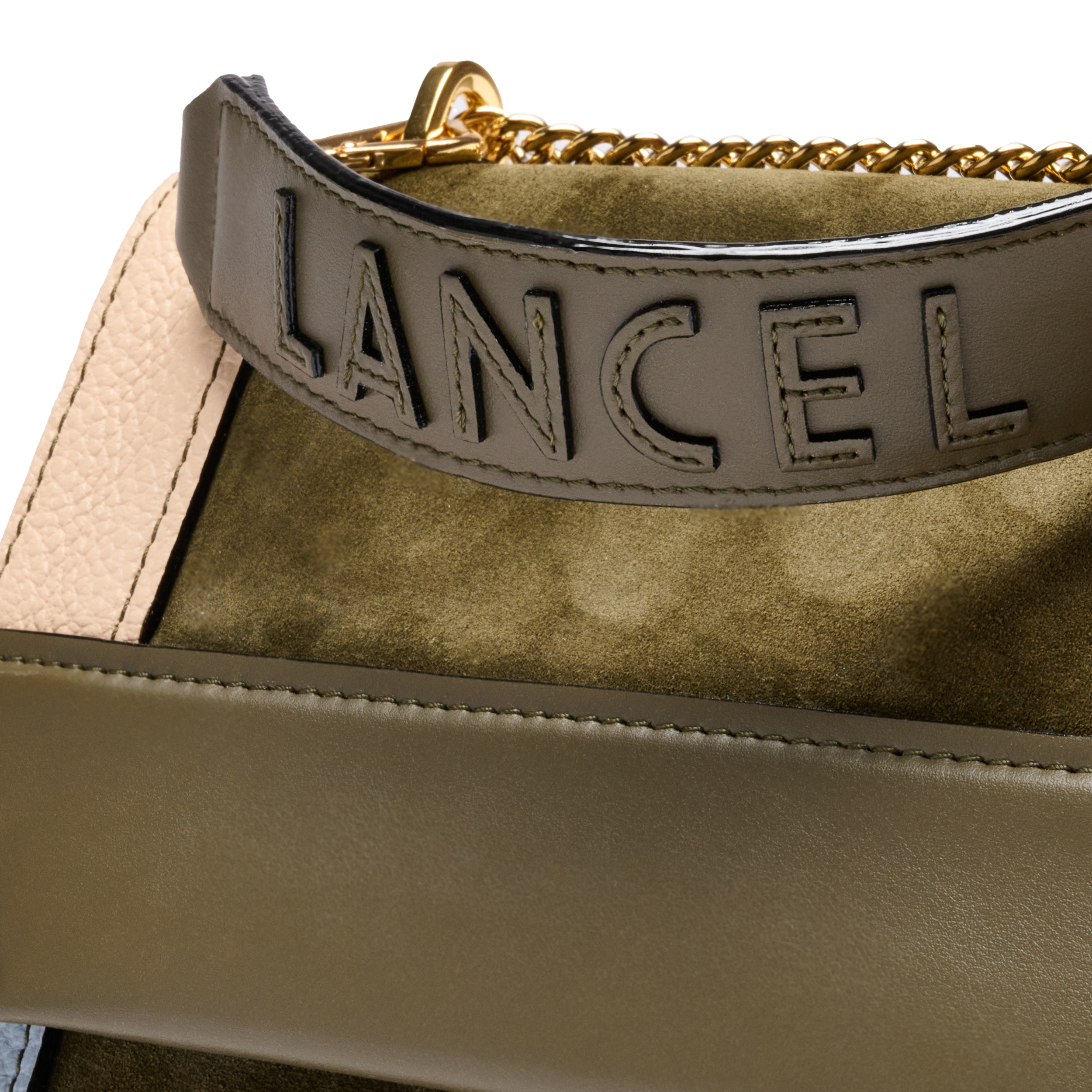 Sac rabat m ninon de lancel en cuir LANCEL Vert