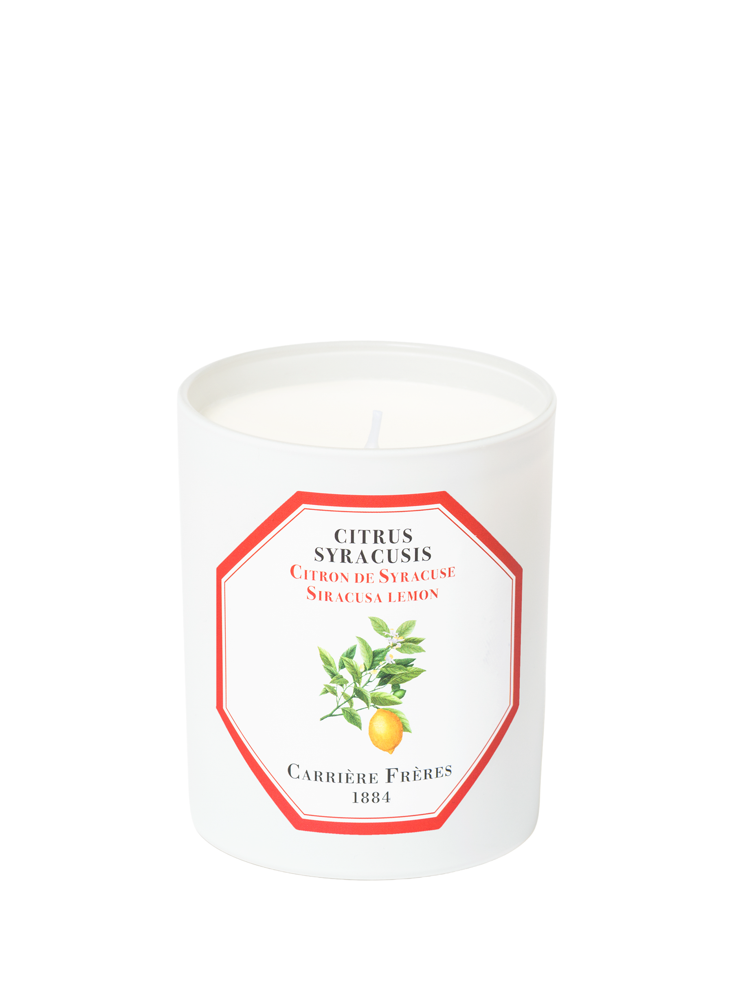 Syracuse Lemon Scented Candle - Citrus Syracusis - 185 g (6.5 oz) CARRIERE FRERES No color