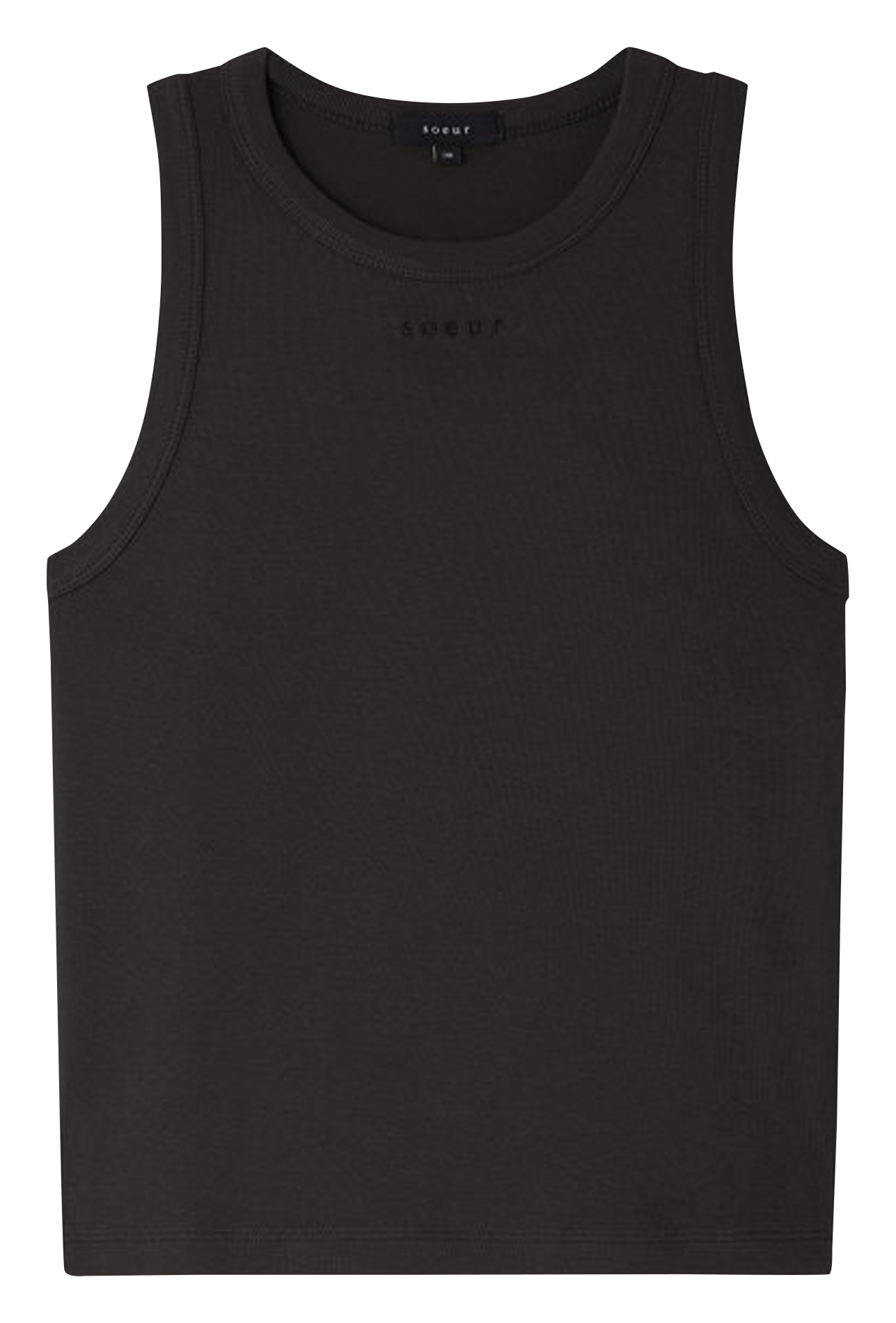 Débardeur droit en coton bio dolly SOEUR Gris