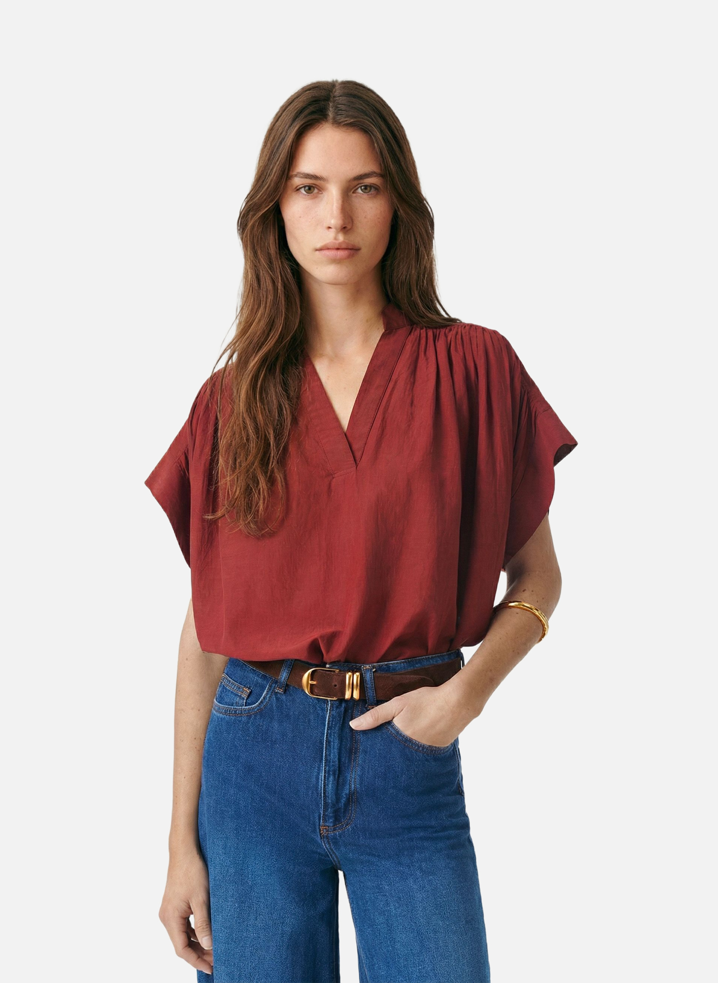 Blouse cory VANESSA BRUNO Rouge