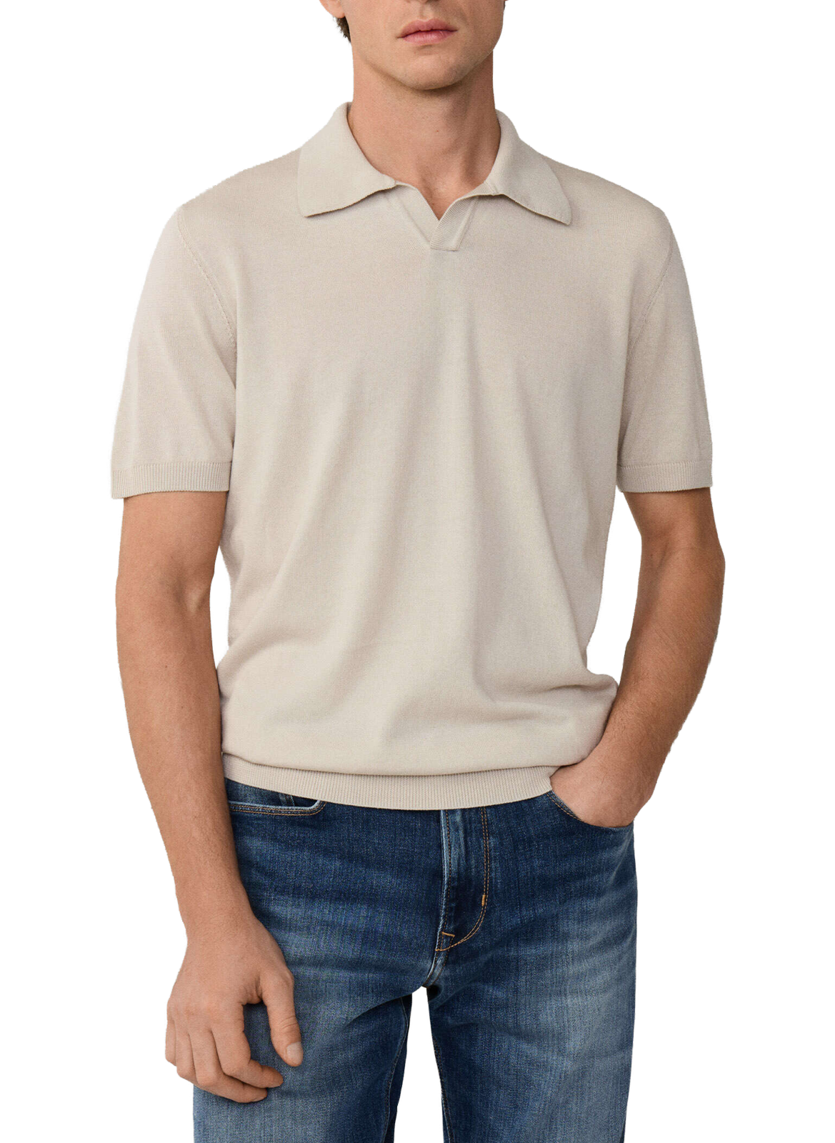 Cotton polo shirt FACONNABLE Beige