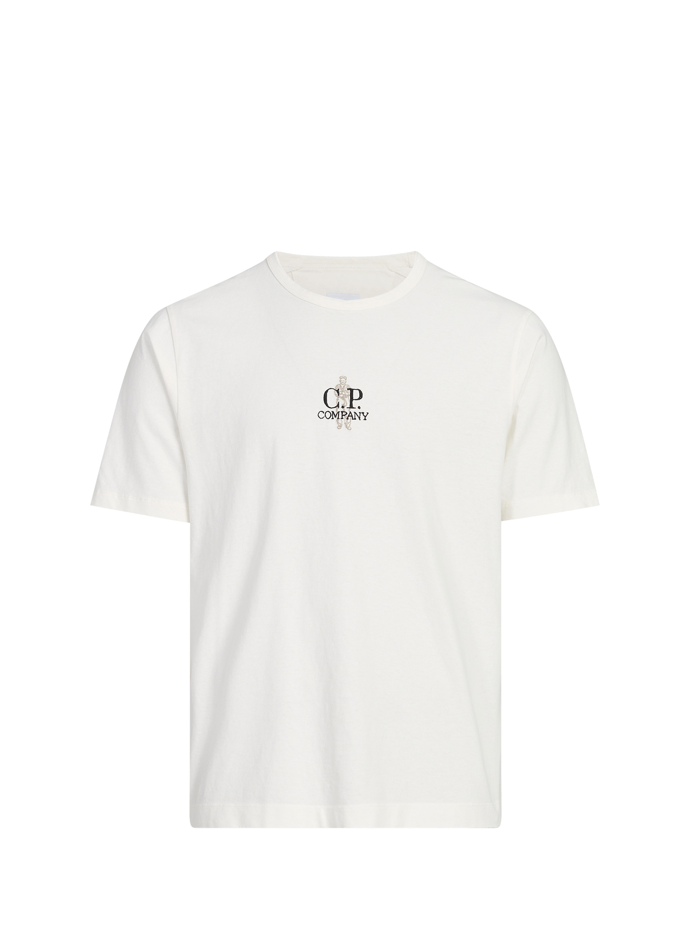 Tee-shirt droit en coton CP COMPANY Blanc