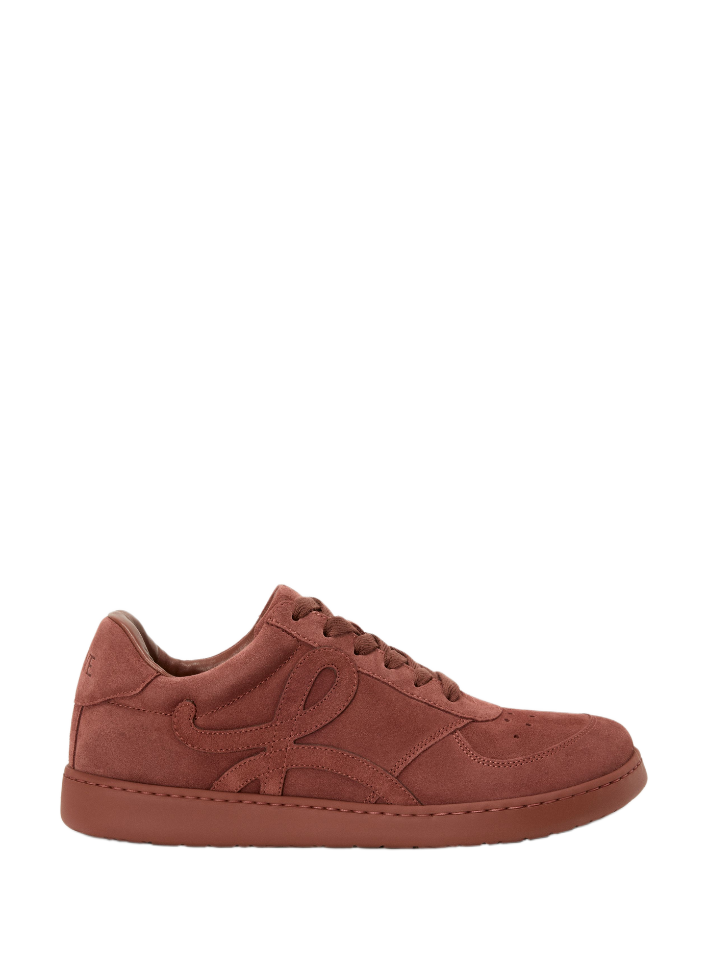 Low-top Jambo sneakers in suede calf leather JAMBO Burnt red