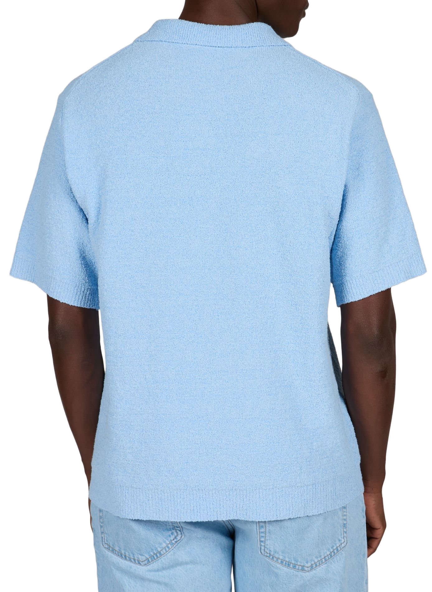 Pull oversize en tissu éponge coton mélangé HUGO BLUE Bleu