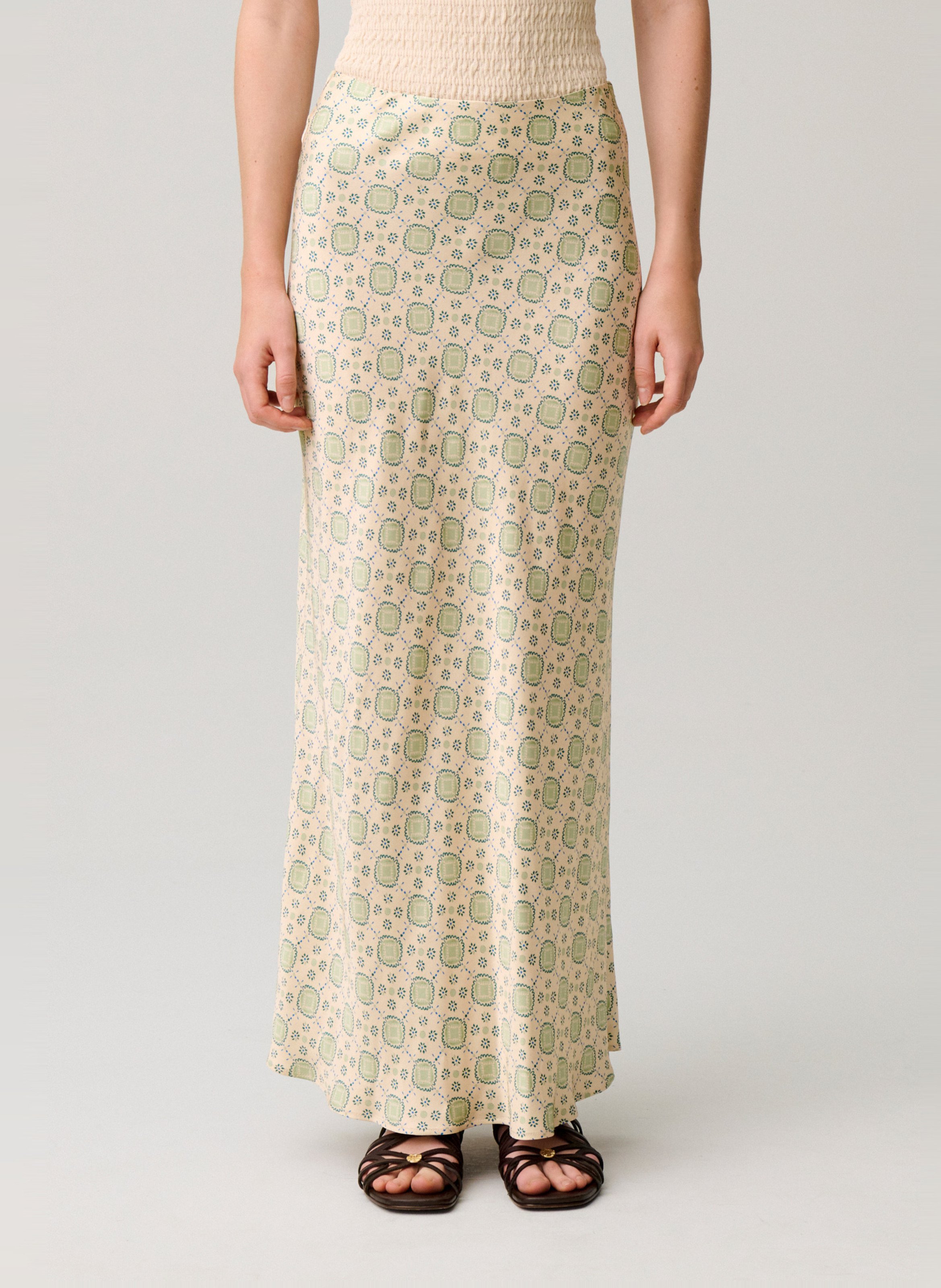 Jupe longue à imprimée CLAUDIE PIERLOT Multicolore