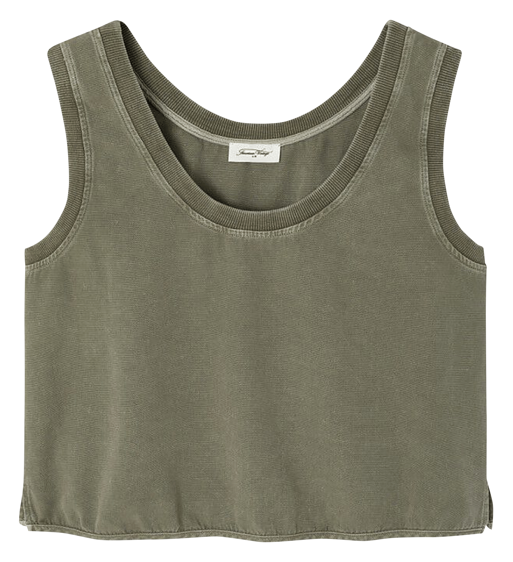 Top court ample sans manches lycaz AMERICAN VINTAGE Vert