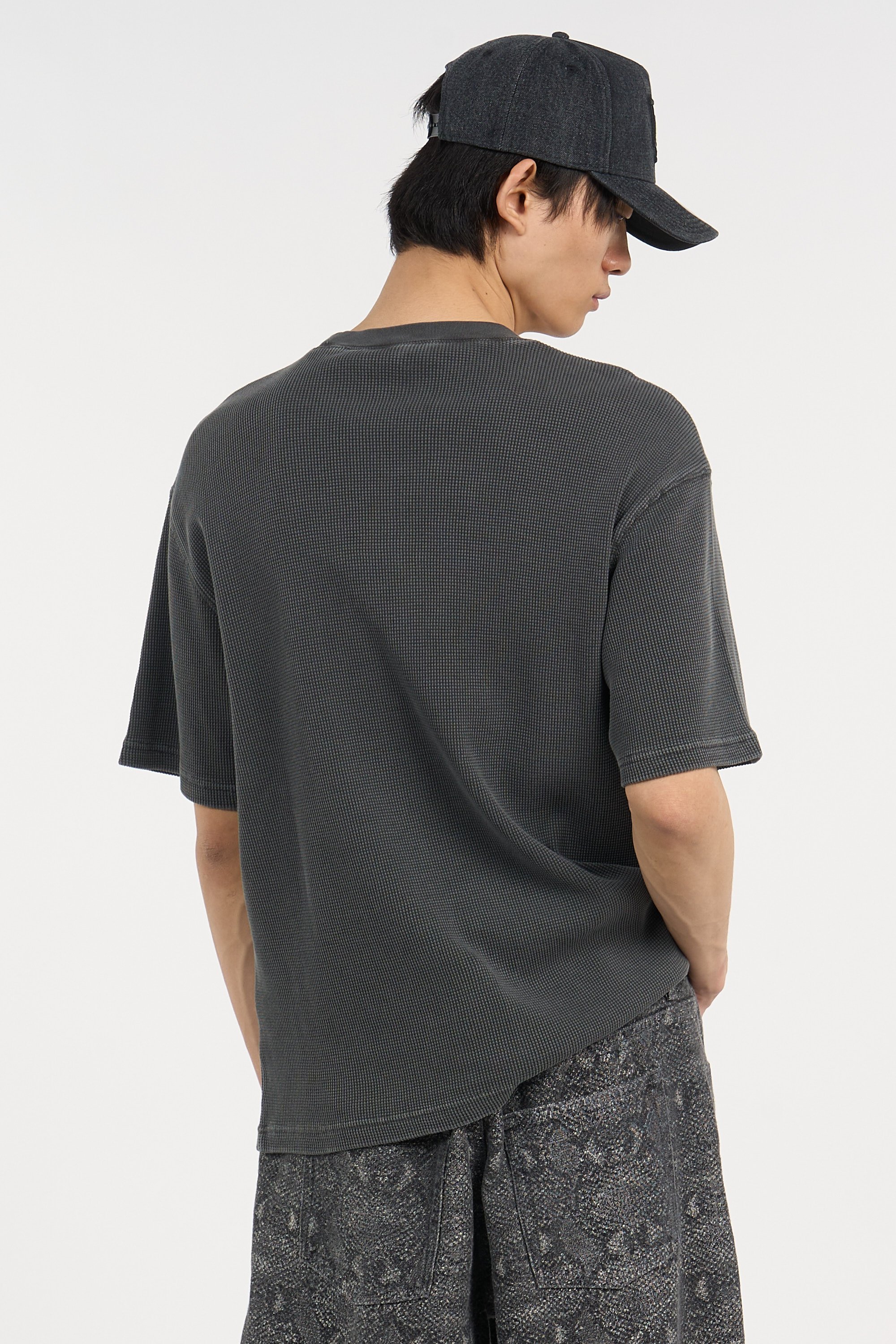T-shirt s/s nelson waffle t-shirt CARHARTT WIP Noir
