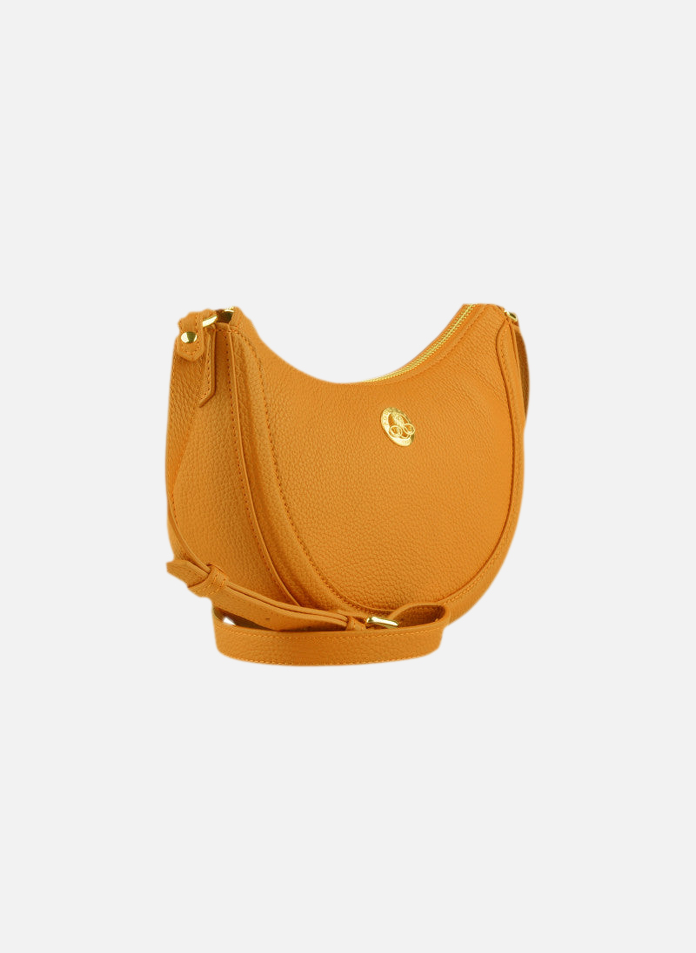 Image | sac porté épaule en cuir de vachette POURCHET Jaune