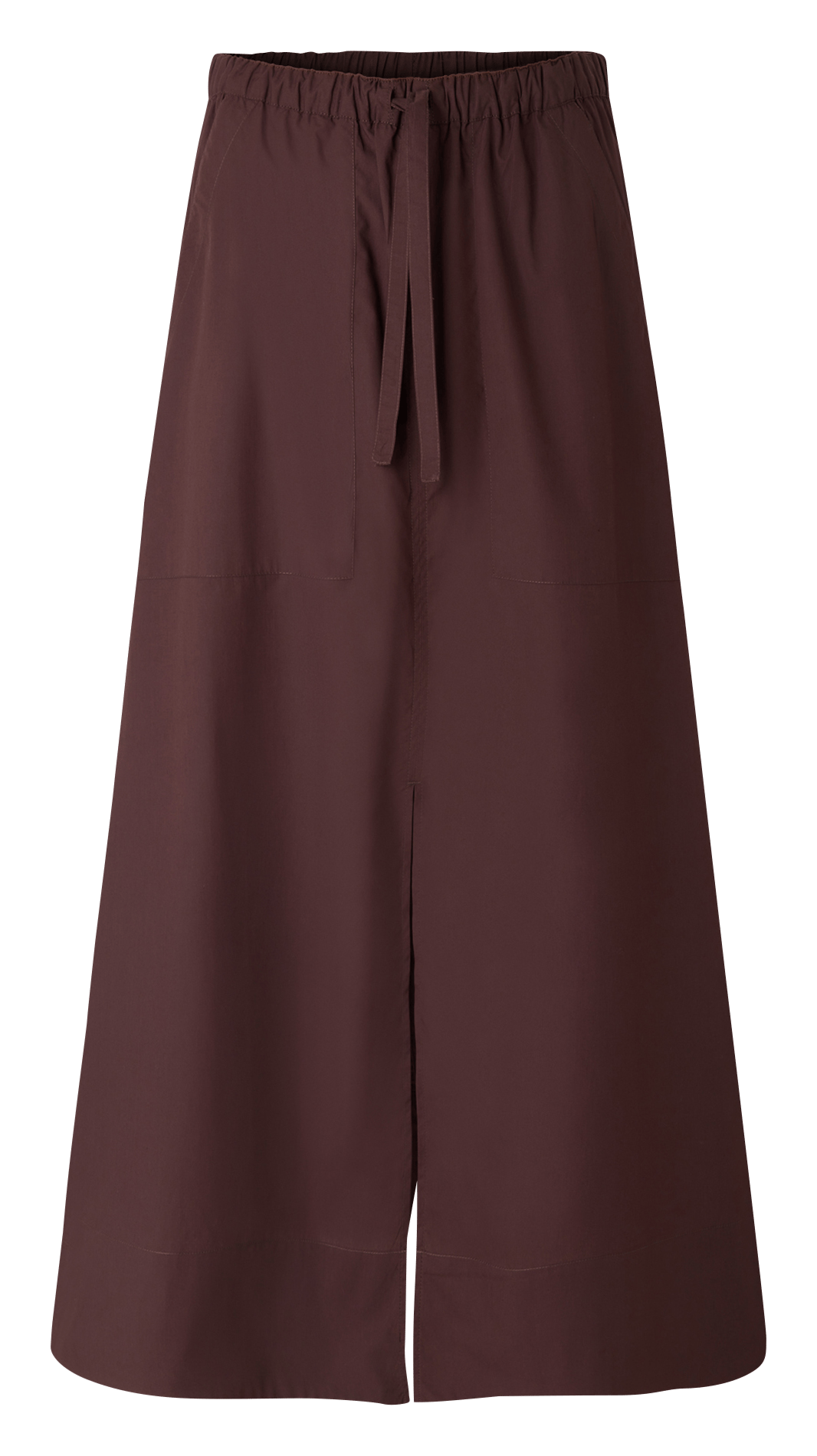 Jupe midi évasée en coton bio agadir SOEUR Marron