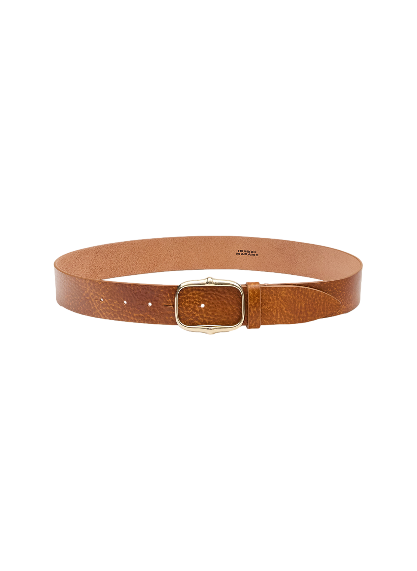 Ceinture Holis en cuir ISABEL MARANT Orange
