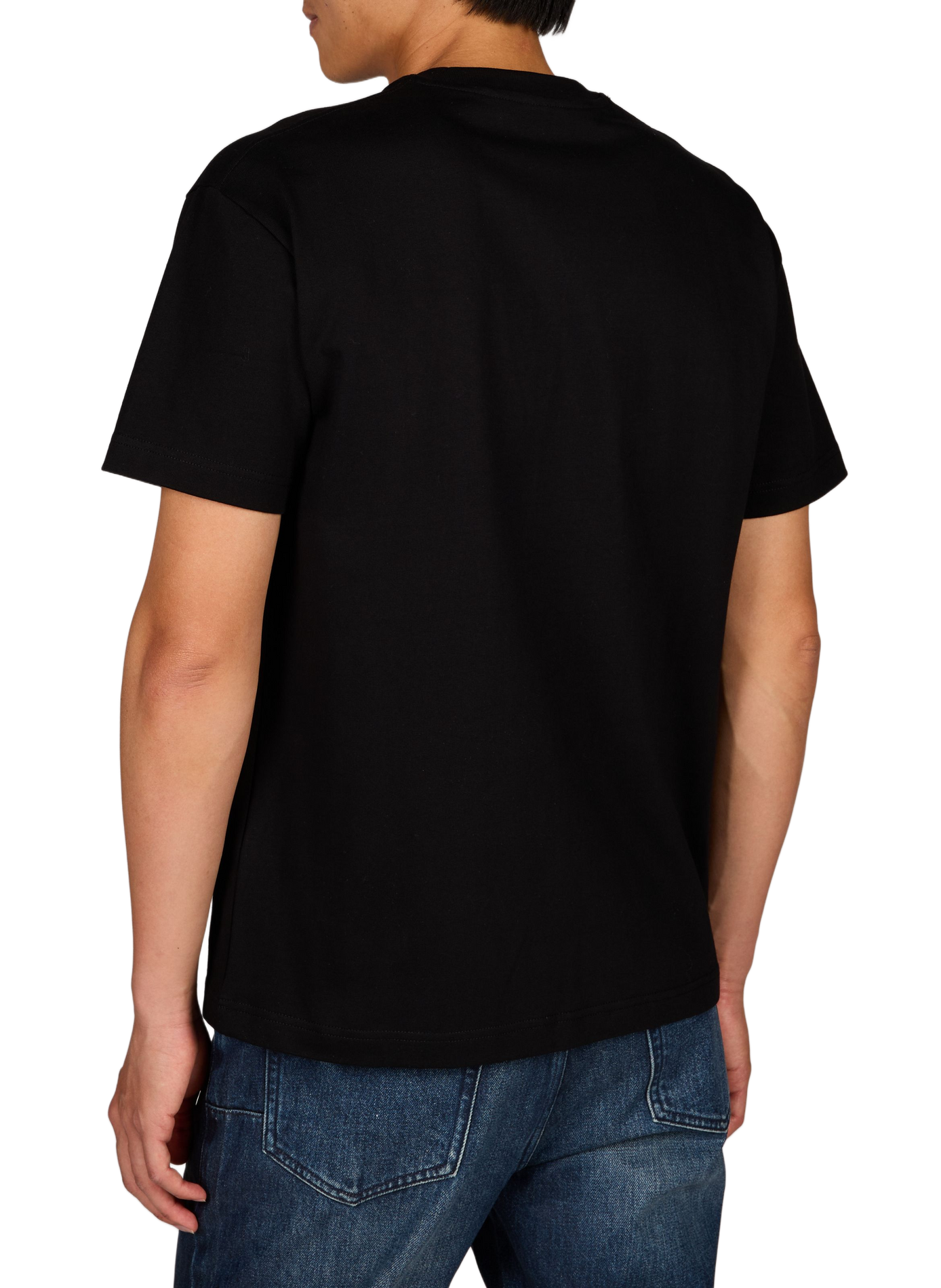 Straight fit round neck t-shirt MACKAGE Black