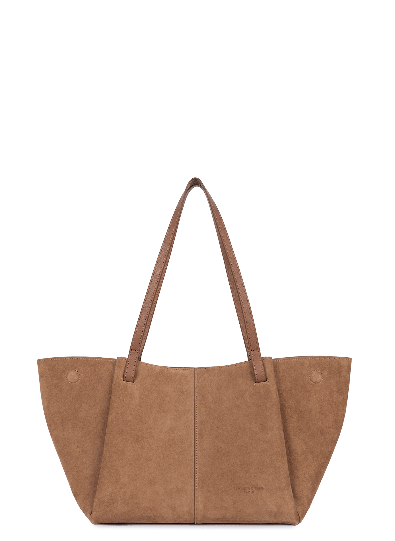 Sac cabas épaule - suède LANCASTER Marron