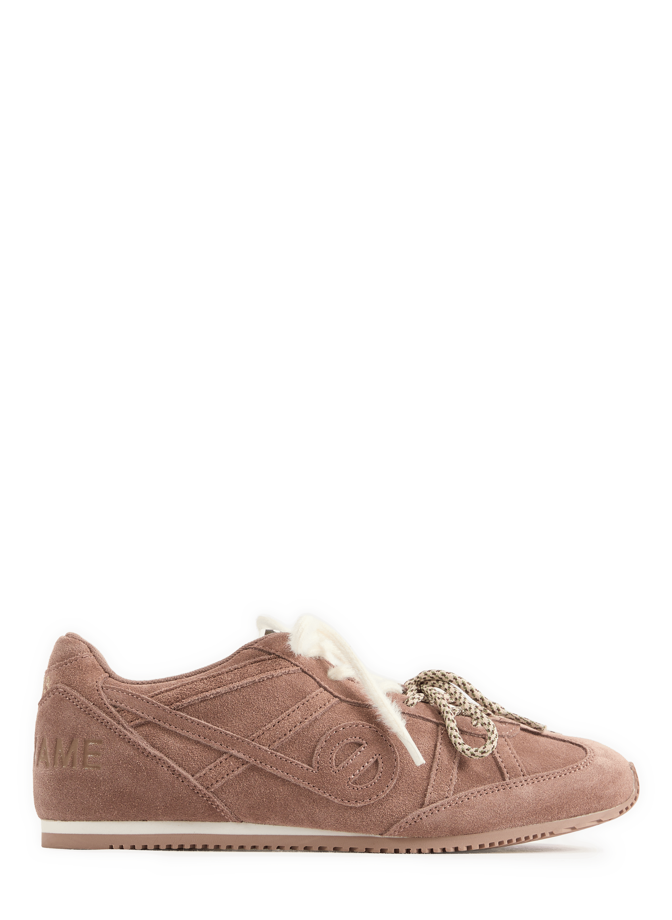 Low-top leather sneakers NO NAME Brown