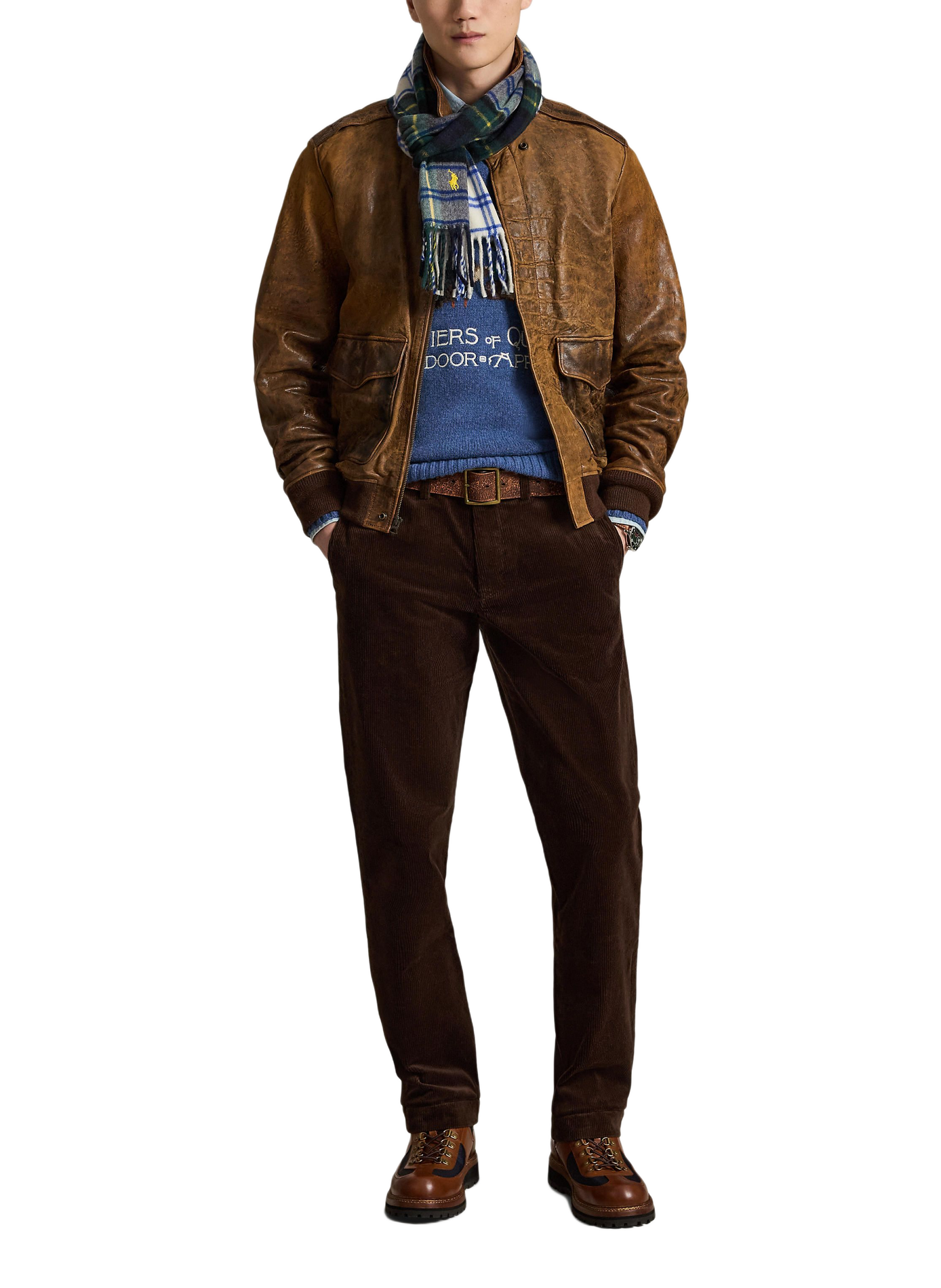 Rechte corduroy broek | Beige POLO RALPH LAUREN Heren