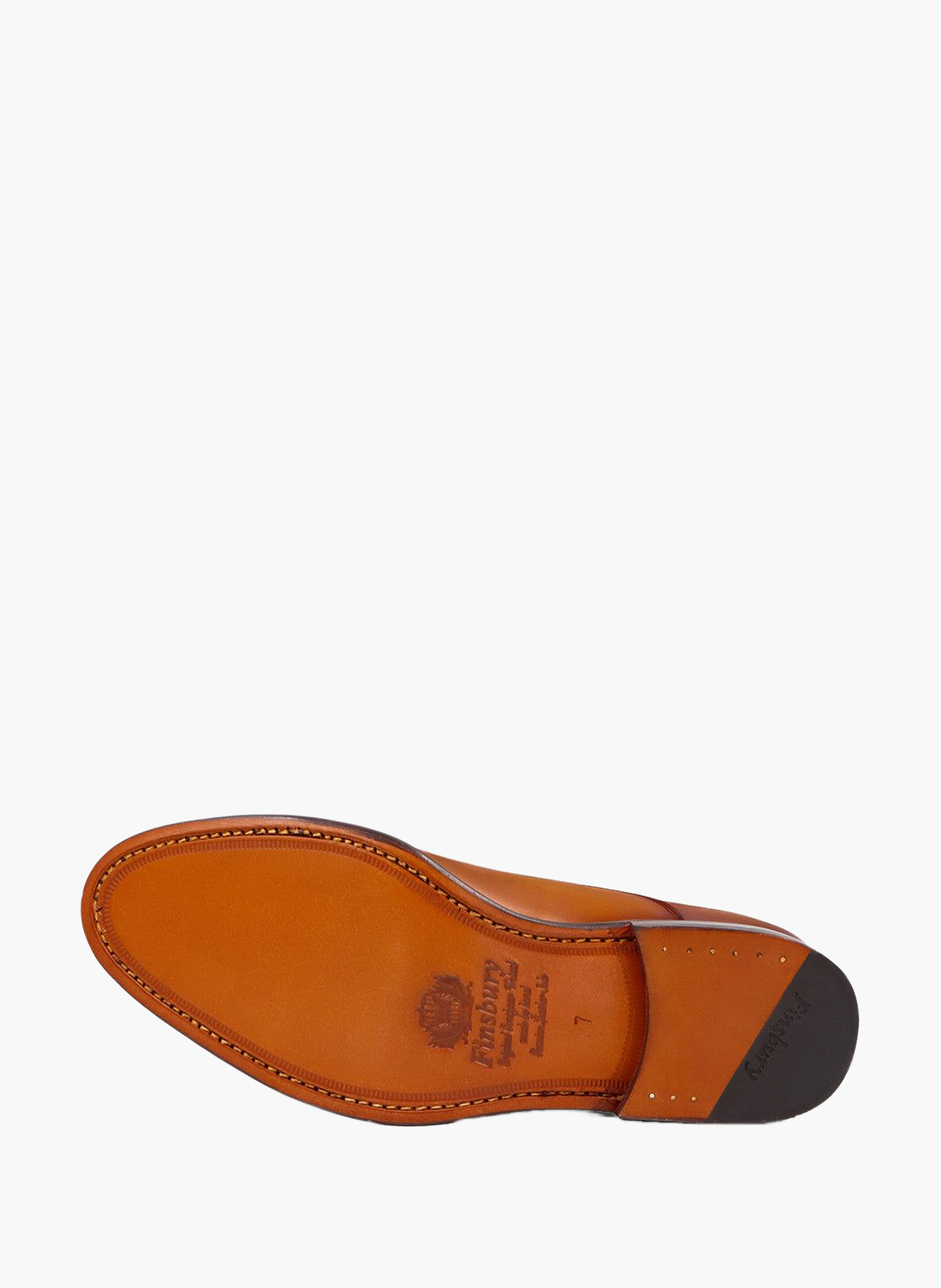 Richelieu cuir oxford FINSBURY Marron