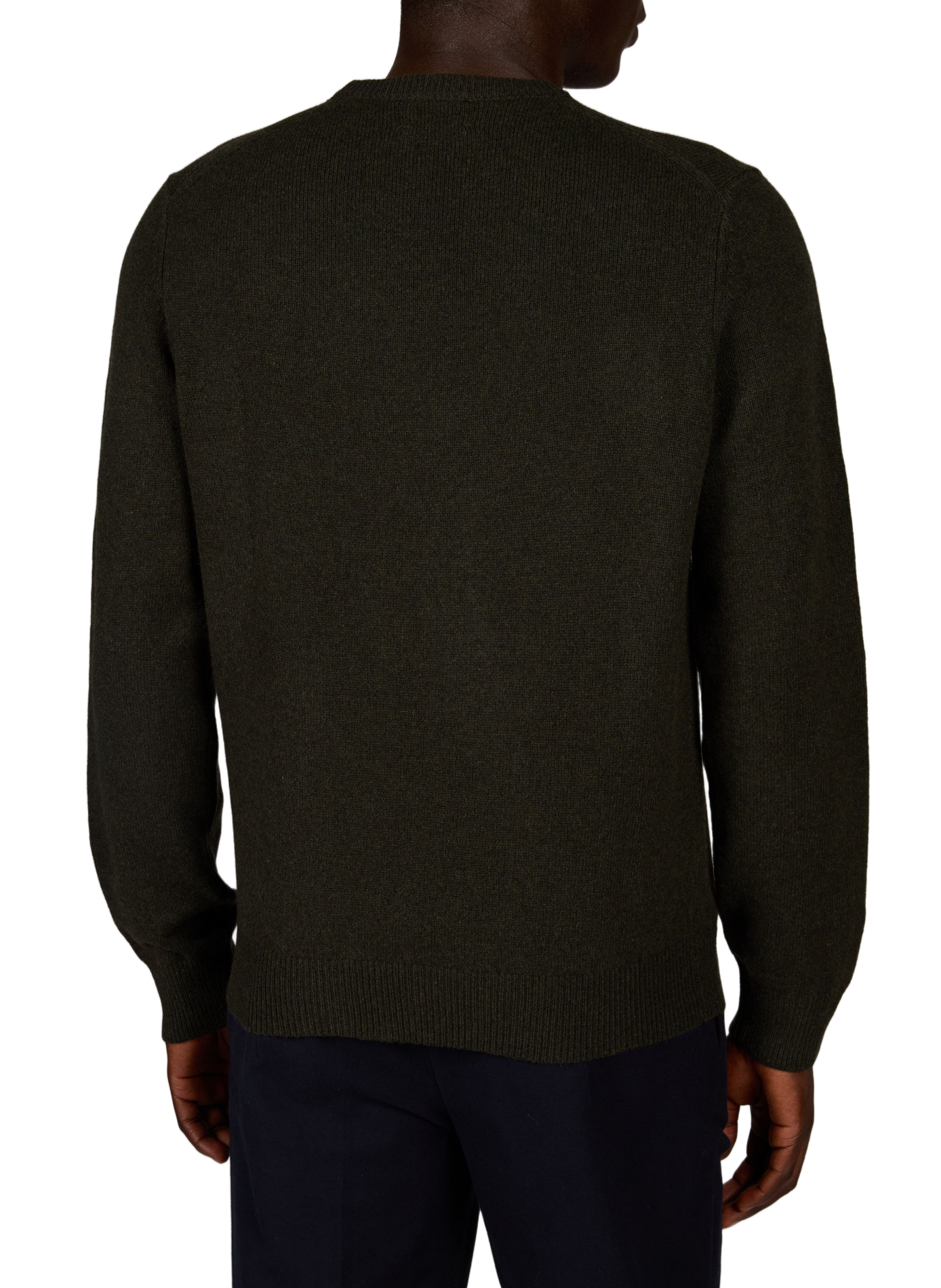 Straight wool jumper HACKETT Green