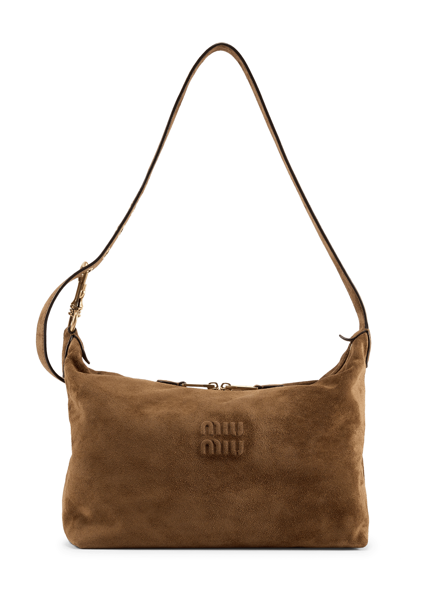 Spirit-tas van suèdeleer MIU MIU Bruin