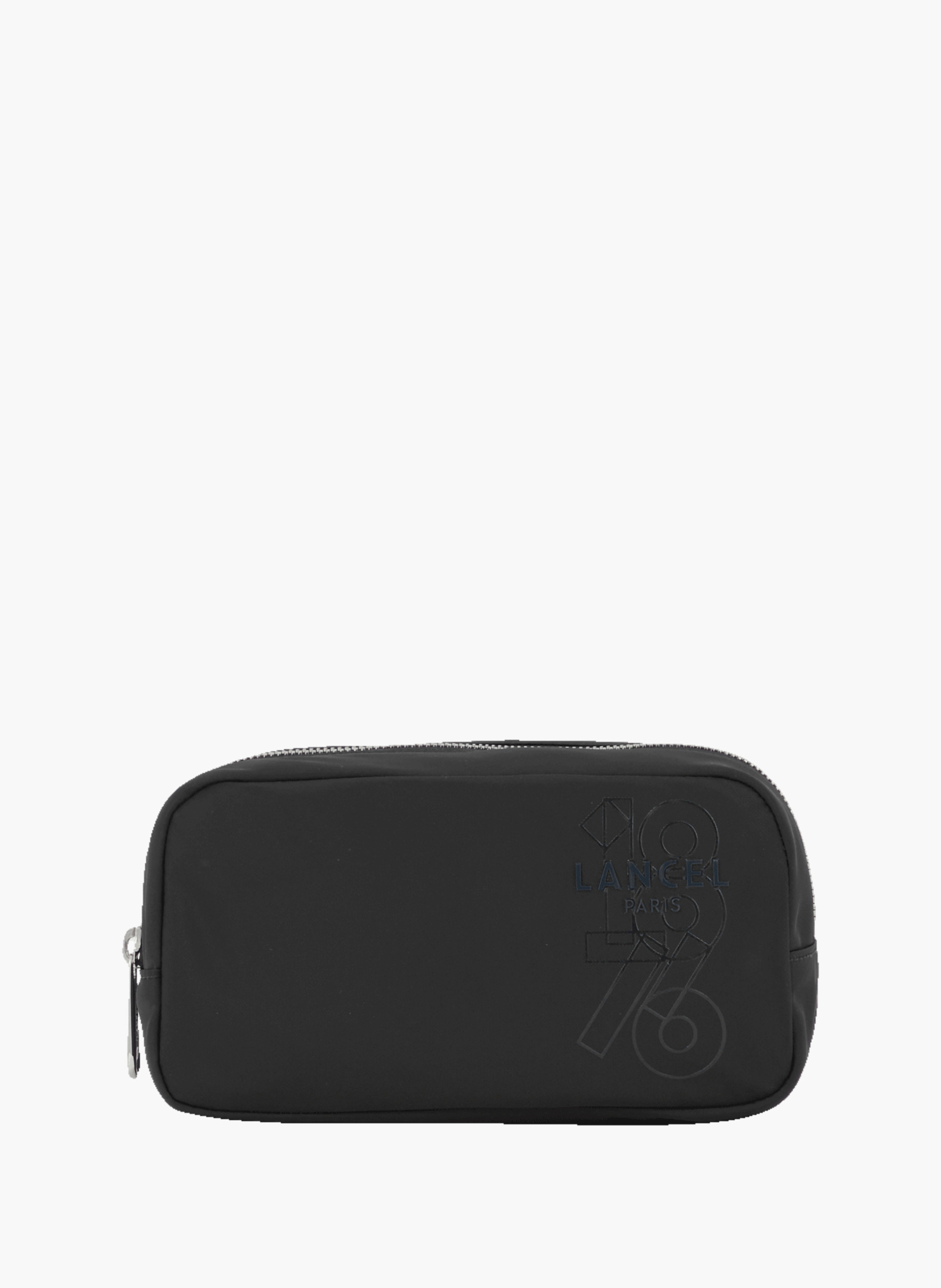 Pochon de toilette à fermeture éclair LANCEL Noir