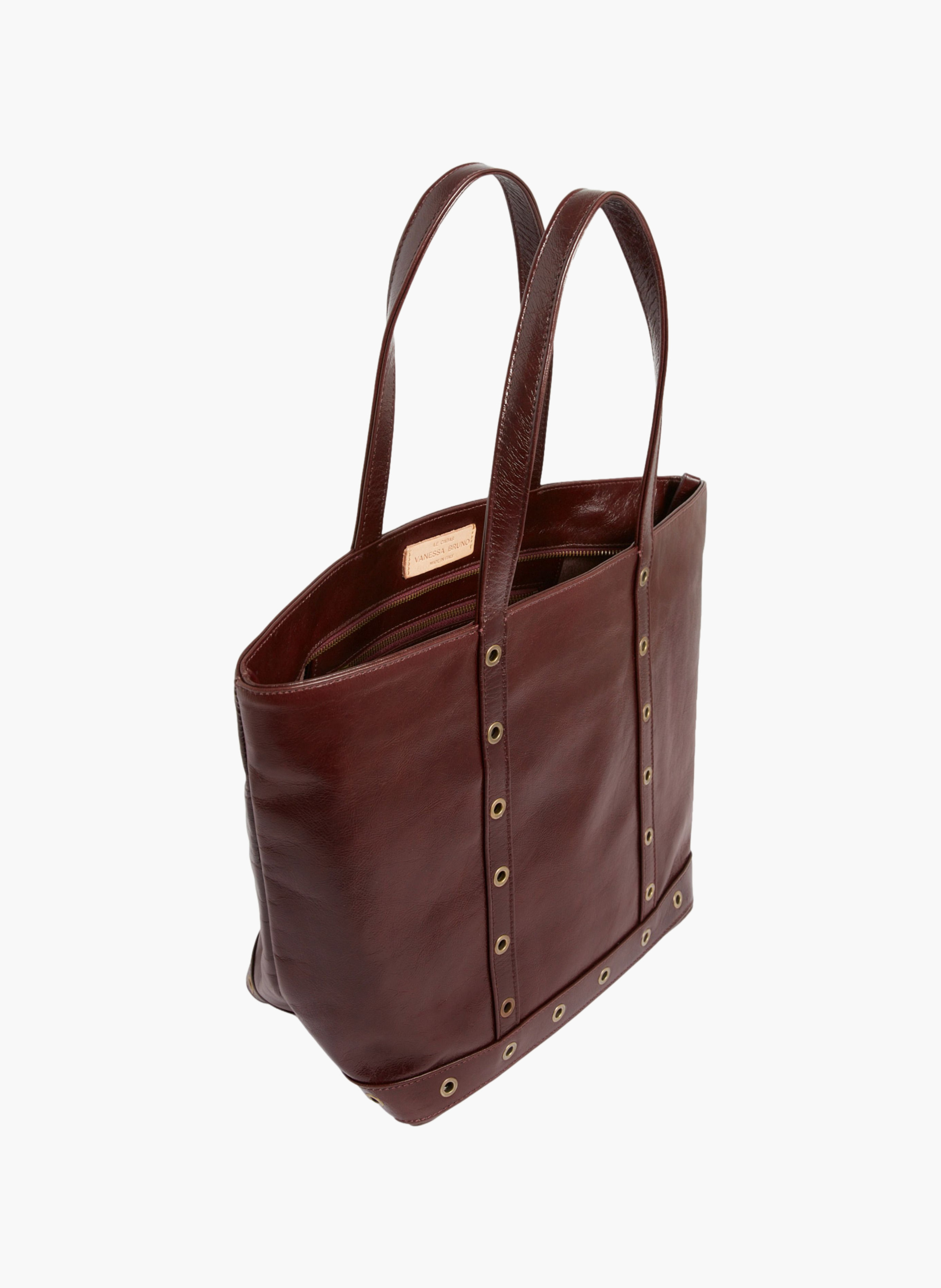 Cabas m en cuir VANESSA BRUNO Marron