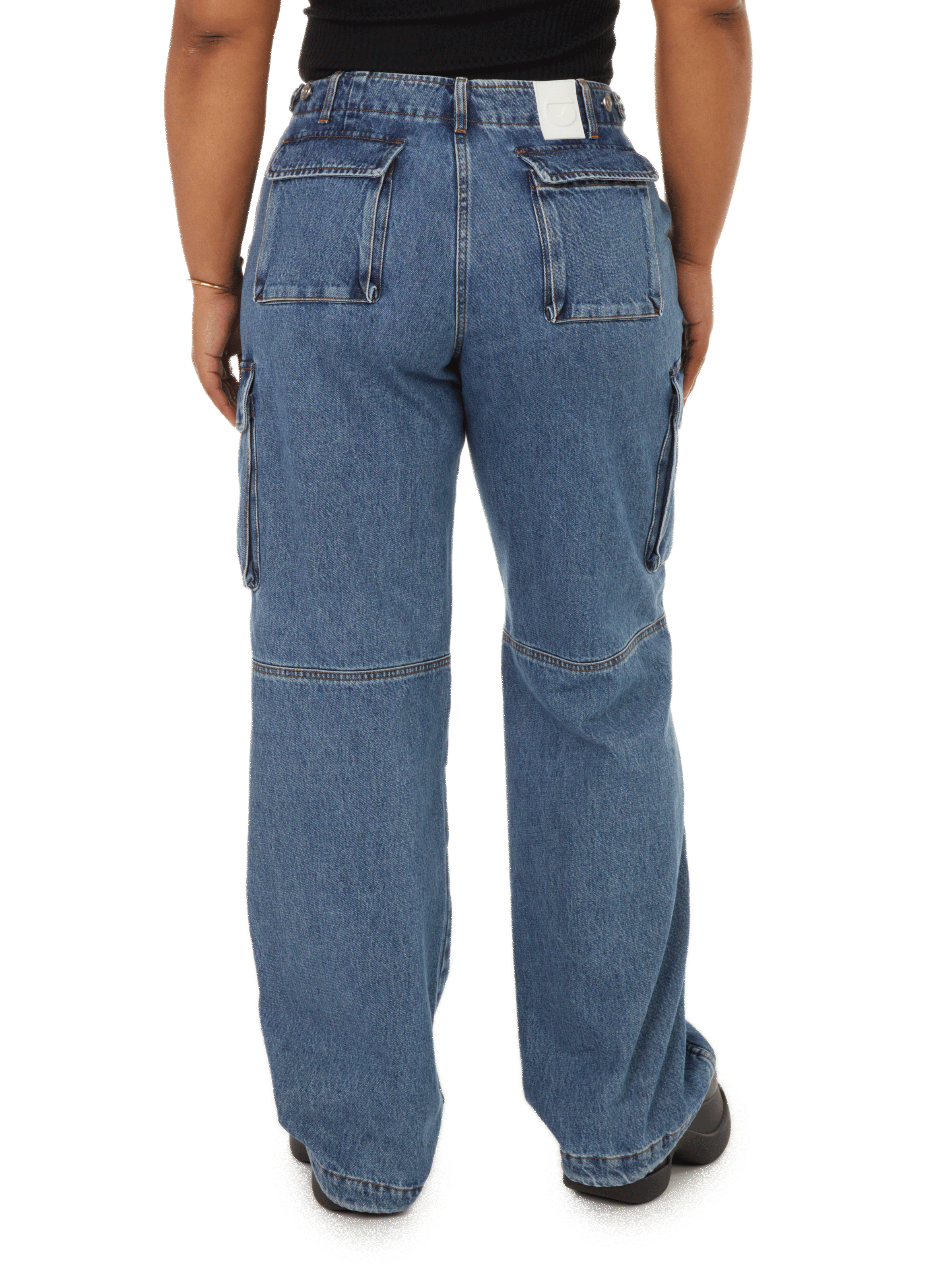Denim cargo pants COPERNI Blue